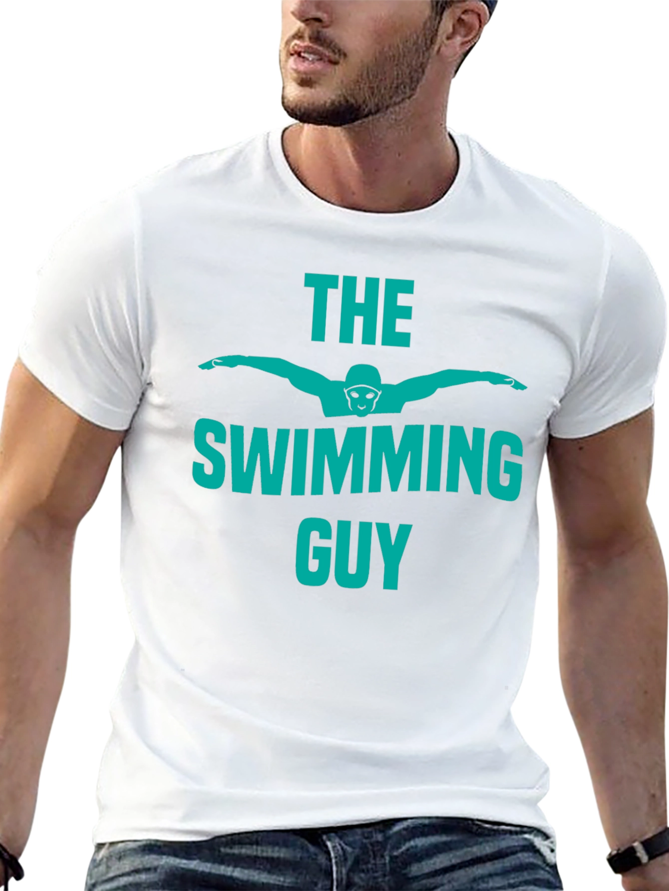 The Swimming Guy T-Shirt: Cool Swimmer Design
