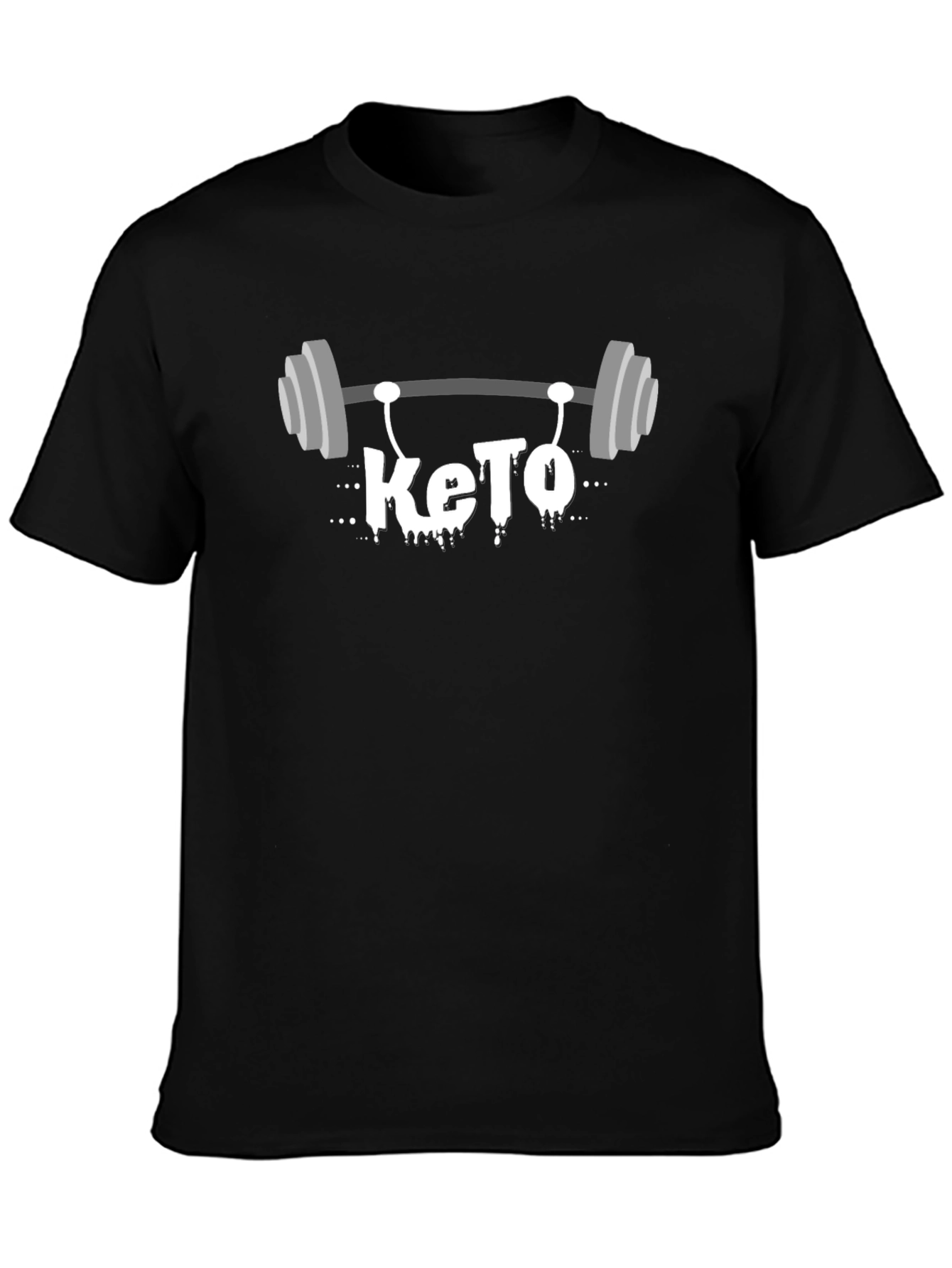Keto Gym T-Shirt - Black Fitness Apparel