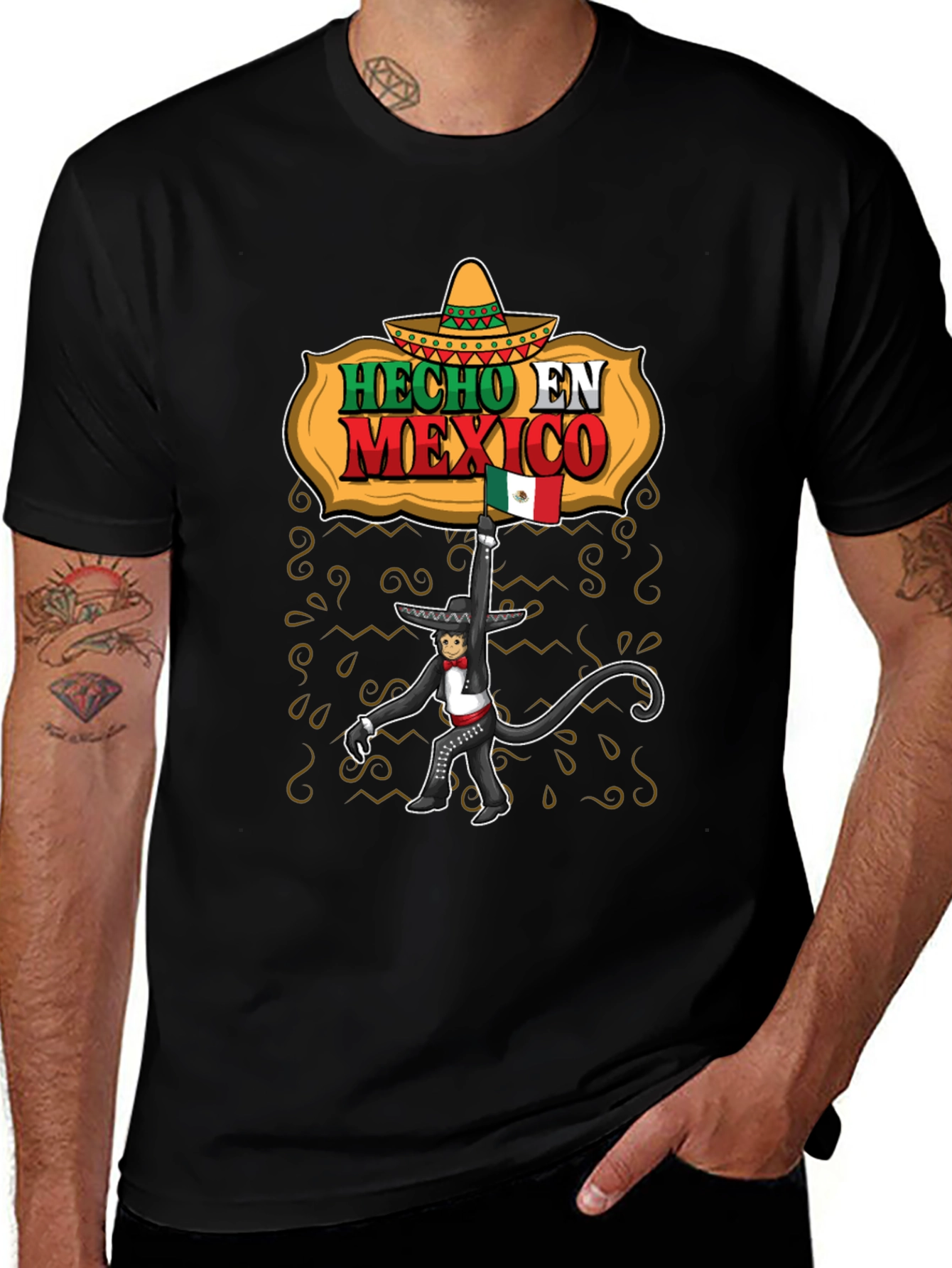 Hecho en Mexico Monkey T-Shirt