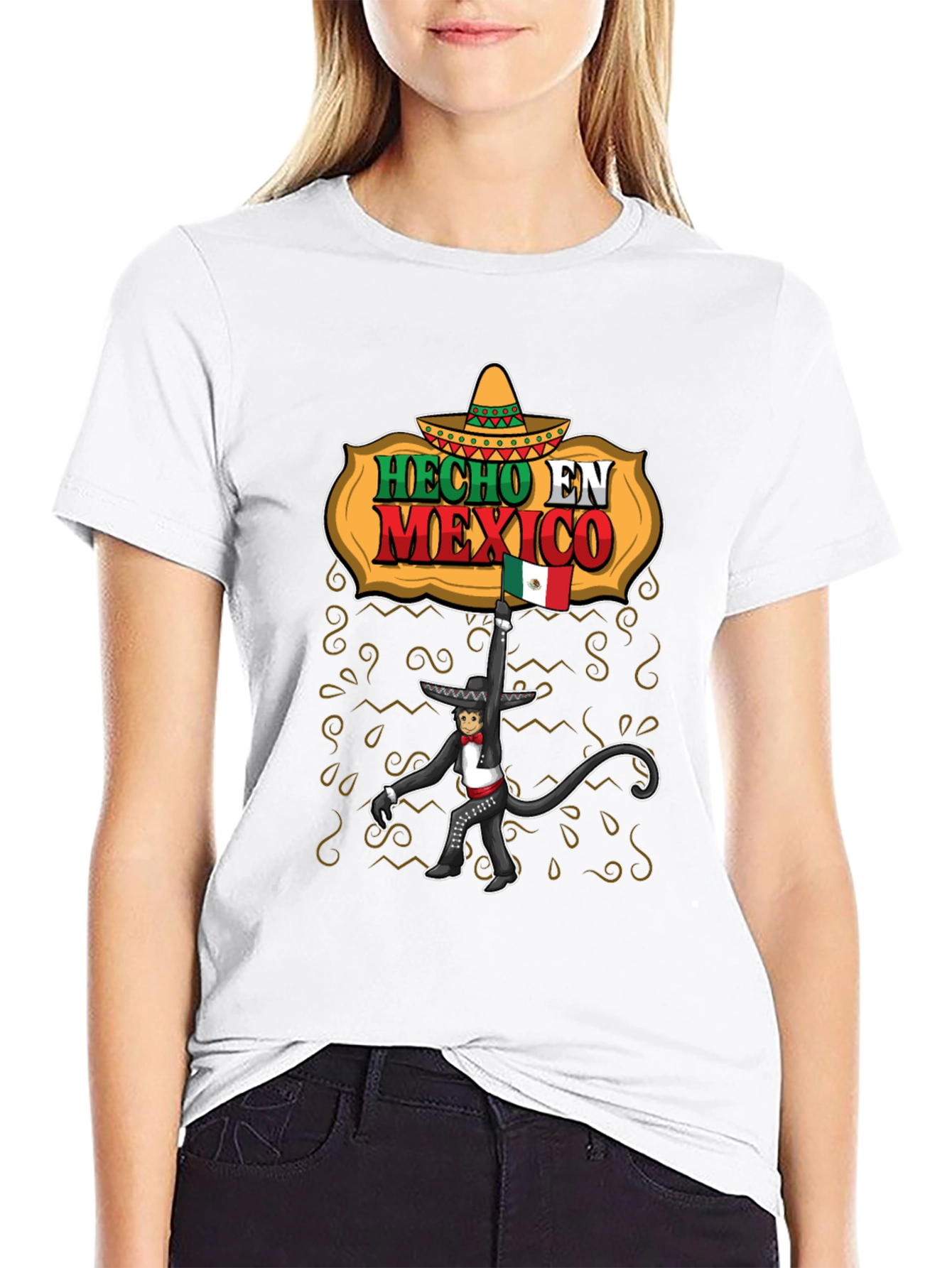 Hecho en Mexico Monkey T-Shirt