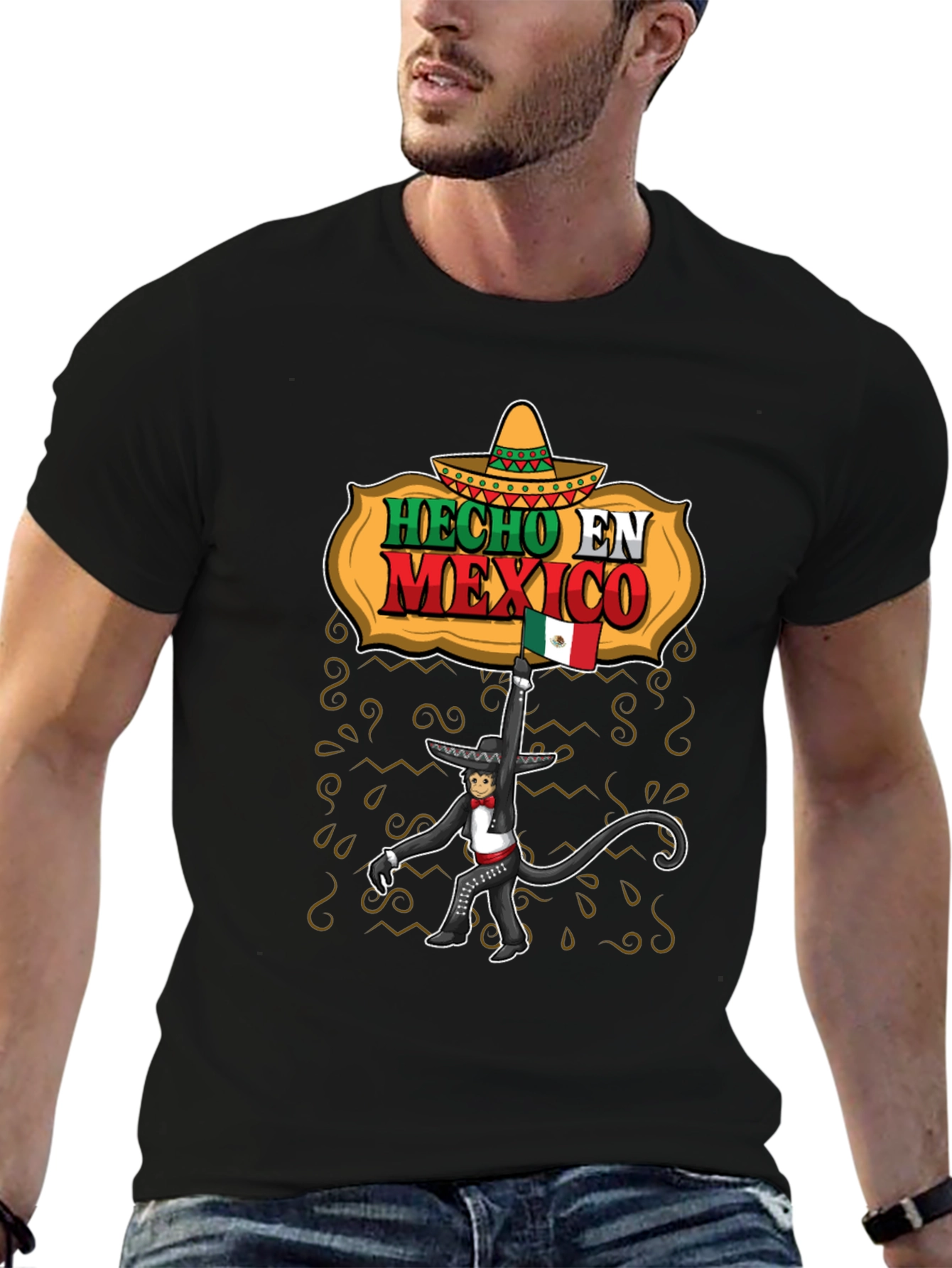 Hecho en Mexico Monkey T-Shirt