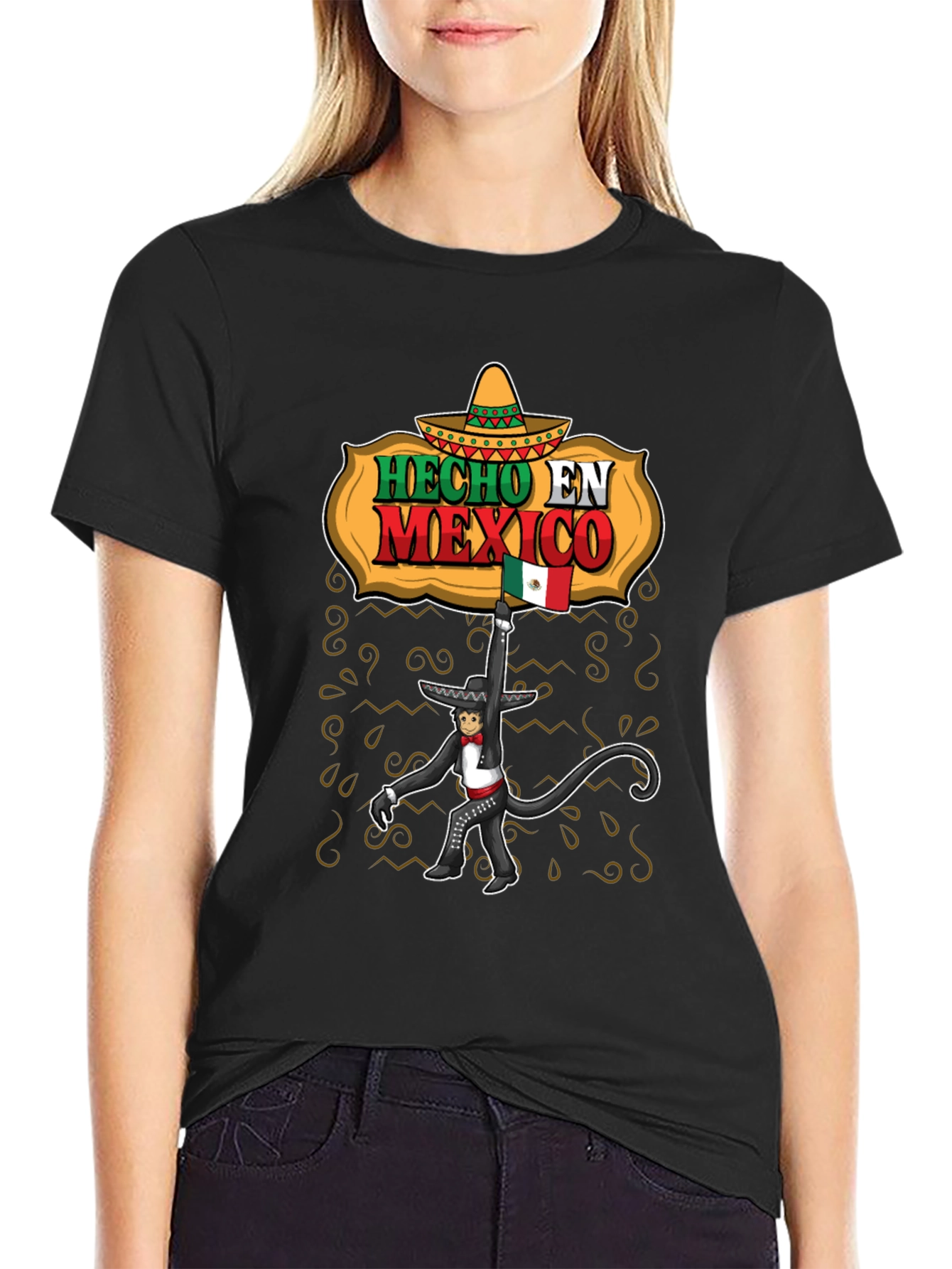 Hecho en Mexico Monkey T-Shirt
