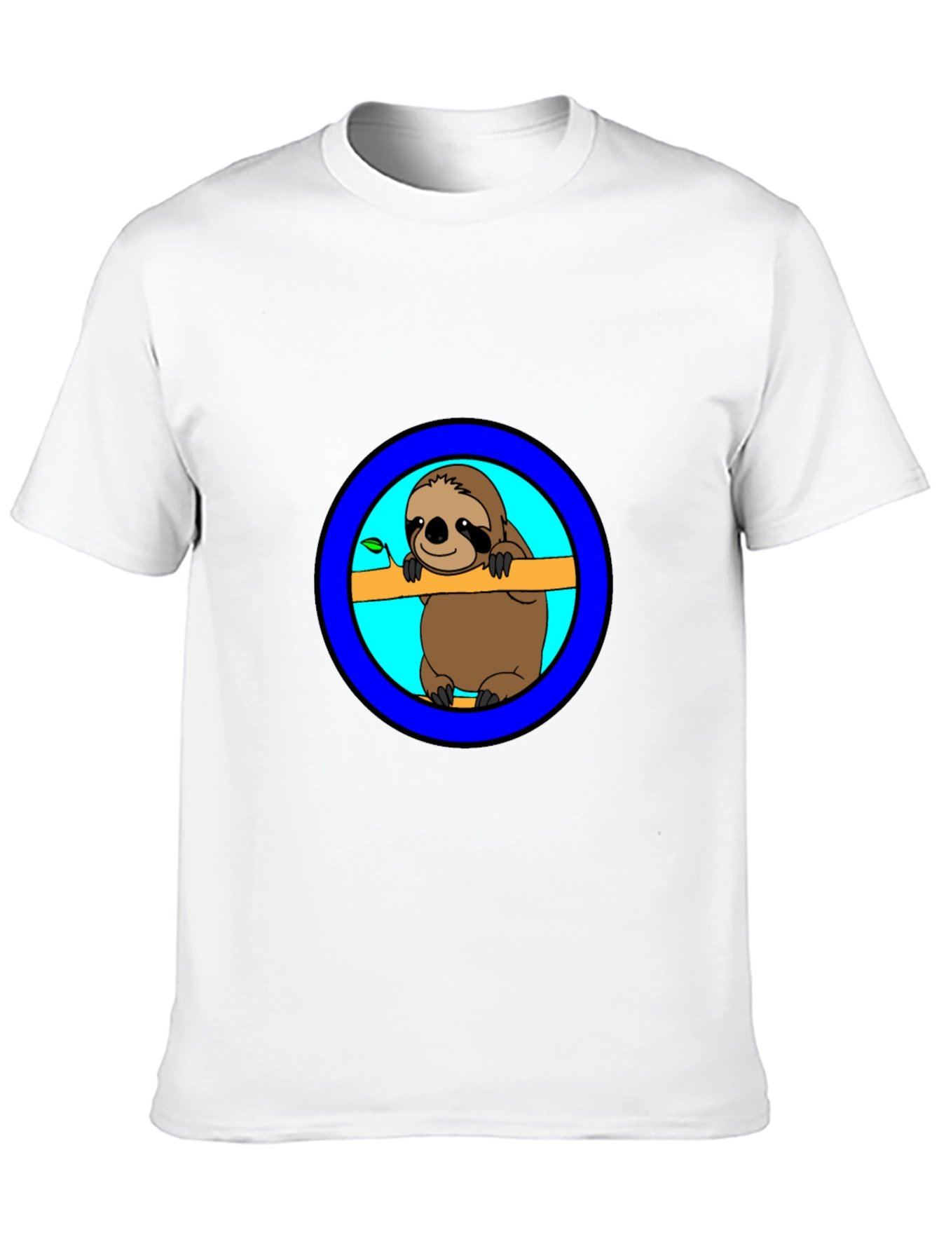Sloth Graphic Print T-Shirt