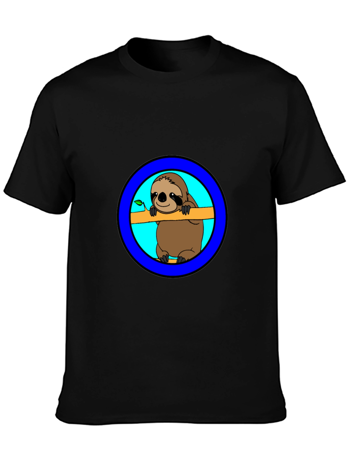 Sloth Graphic Print T-Shirt