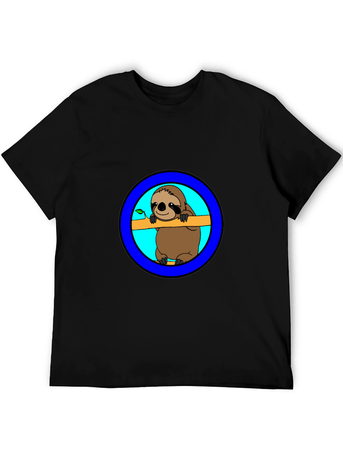 Sloth Graphic Print T-Shirt