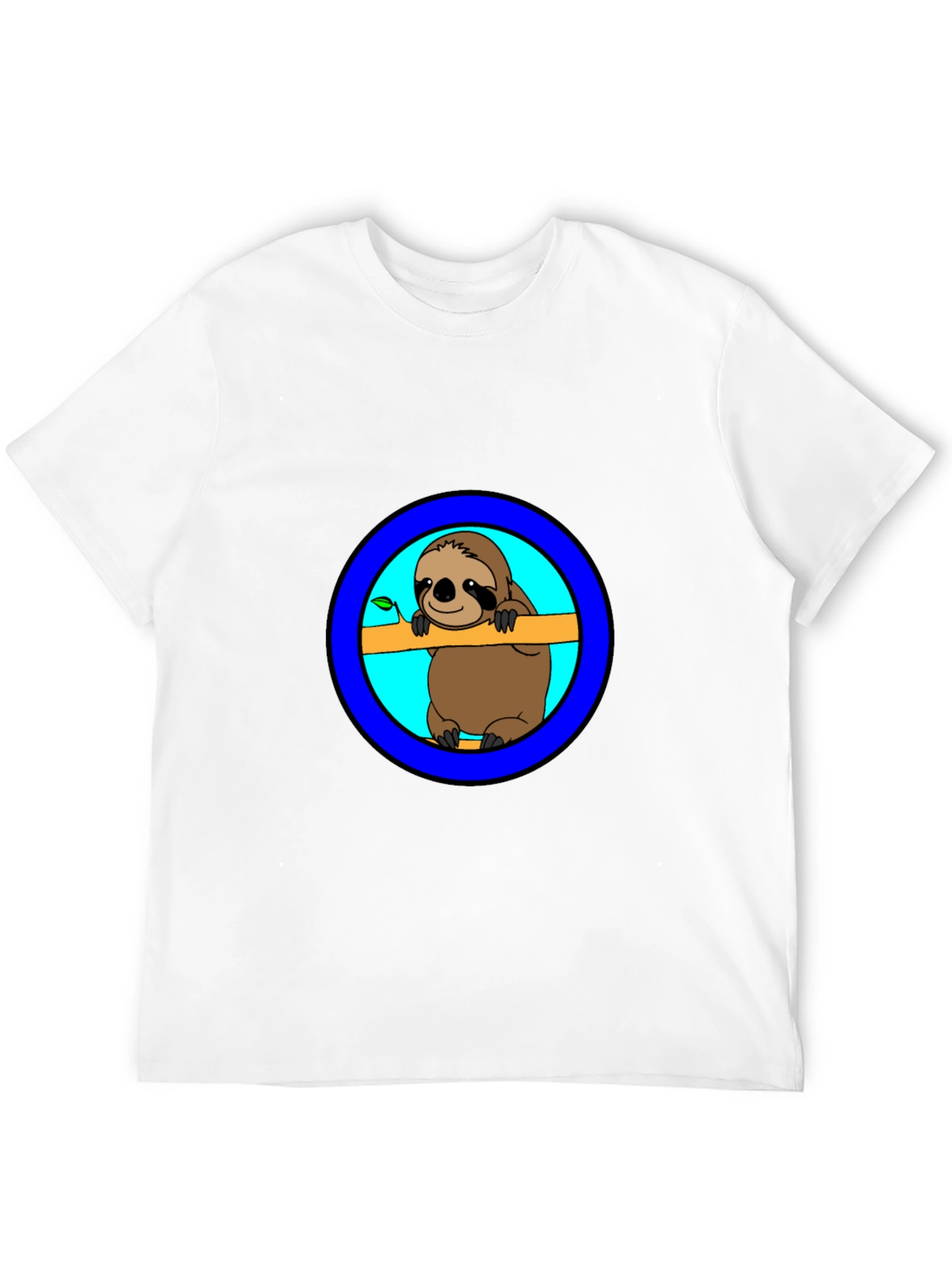 Sloth Graphic Print T-Shirt