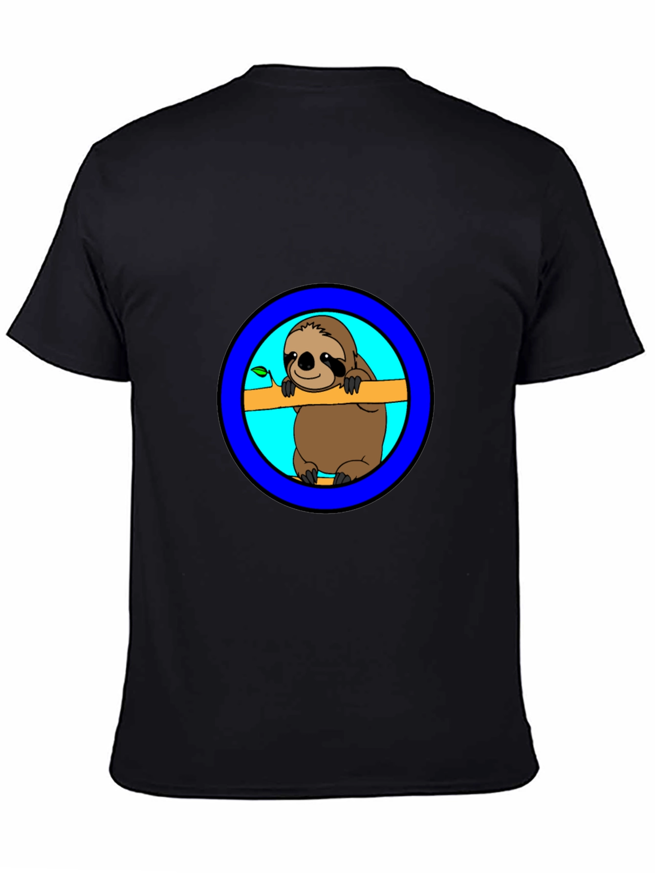 Sloth Graphic Print T-Shirt