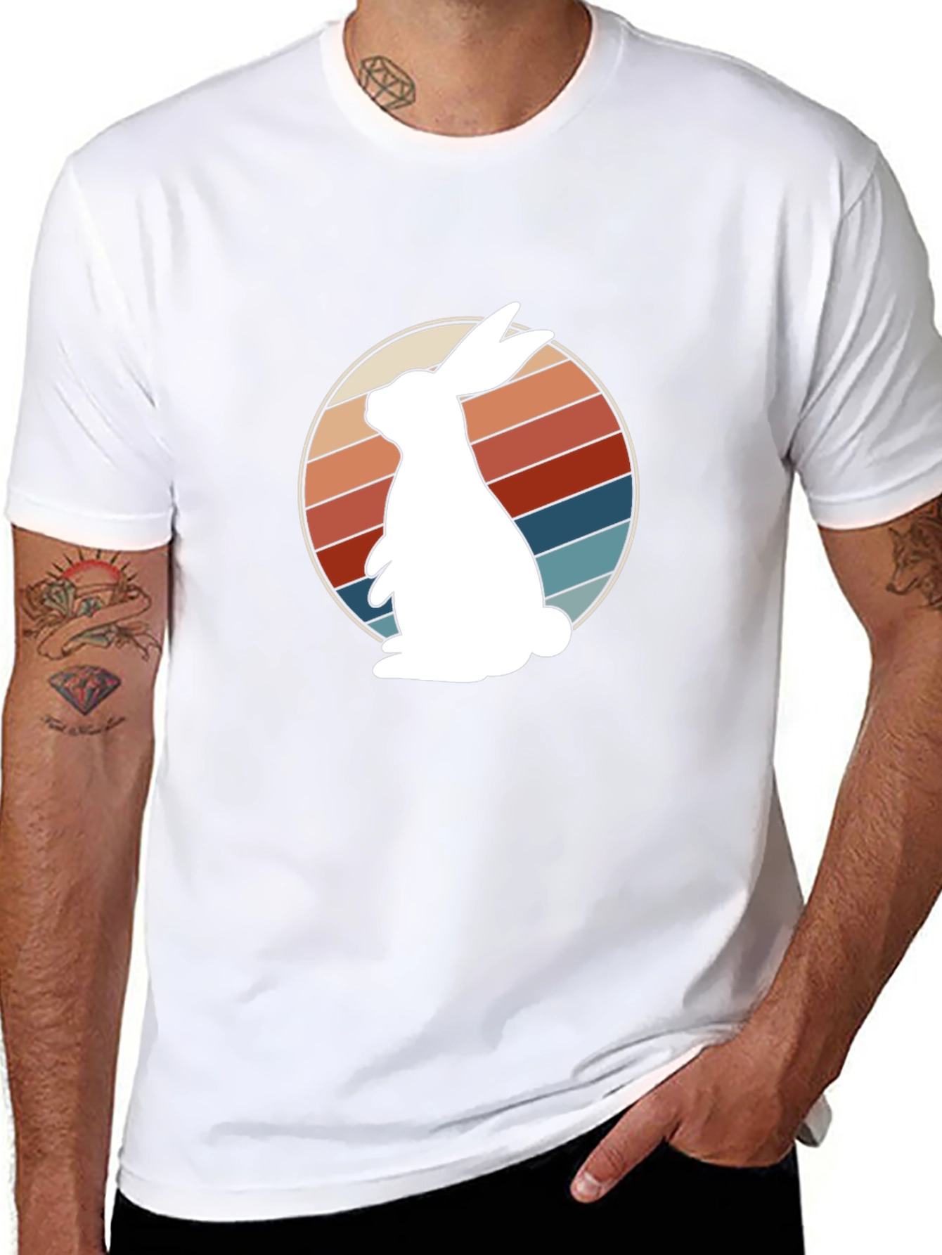 Retro Rabbit Graphic Tee