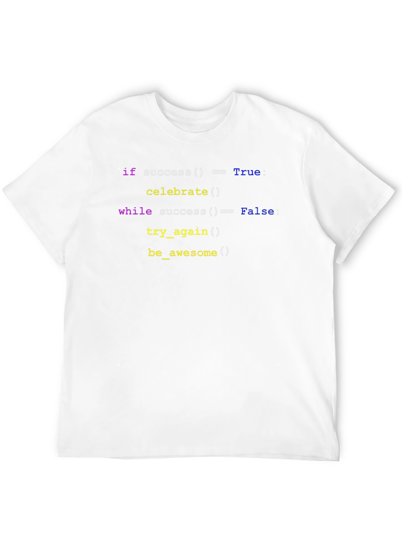 Coders Tee: Success Algorithm T-Shirt