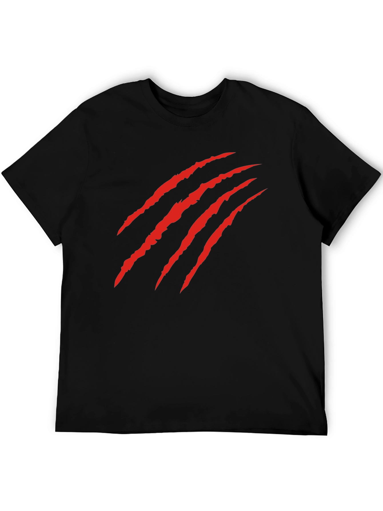 Claw Mark Graphic T-Shirt - Bold Statement Tee