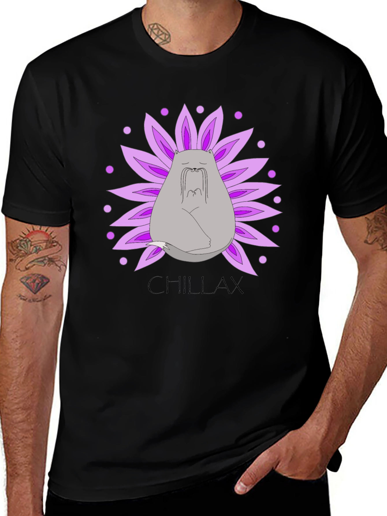 Chillax Cat Zen T-Shirt