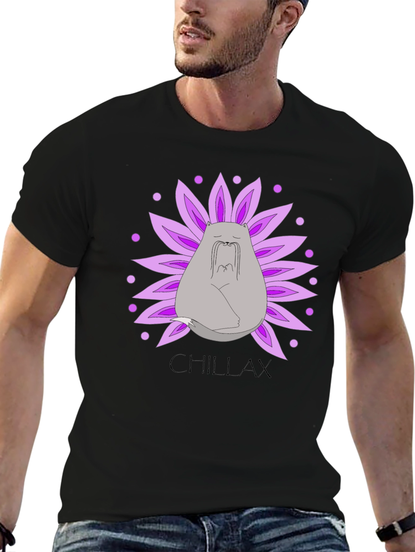 Chillax Cat Zen T-Shirt