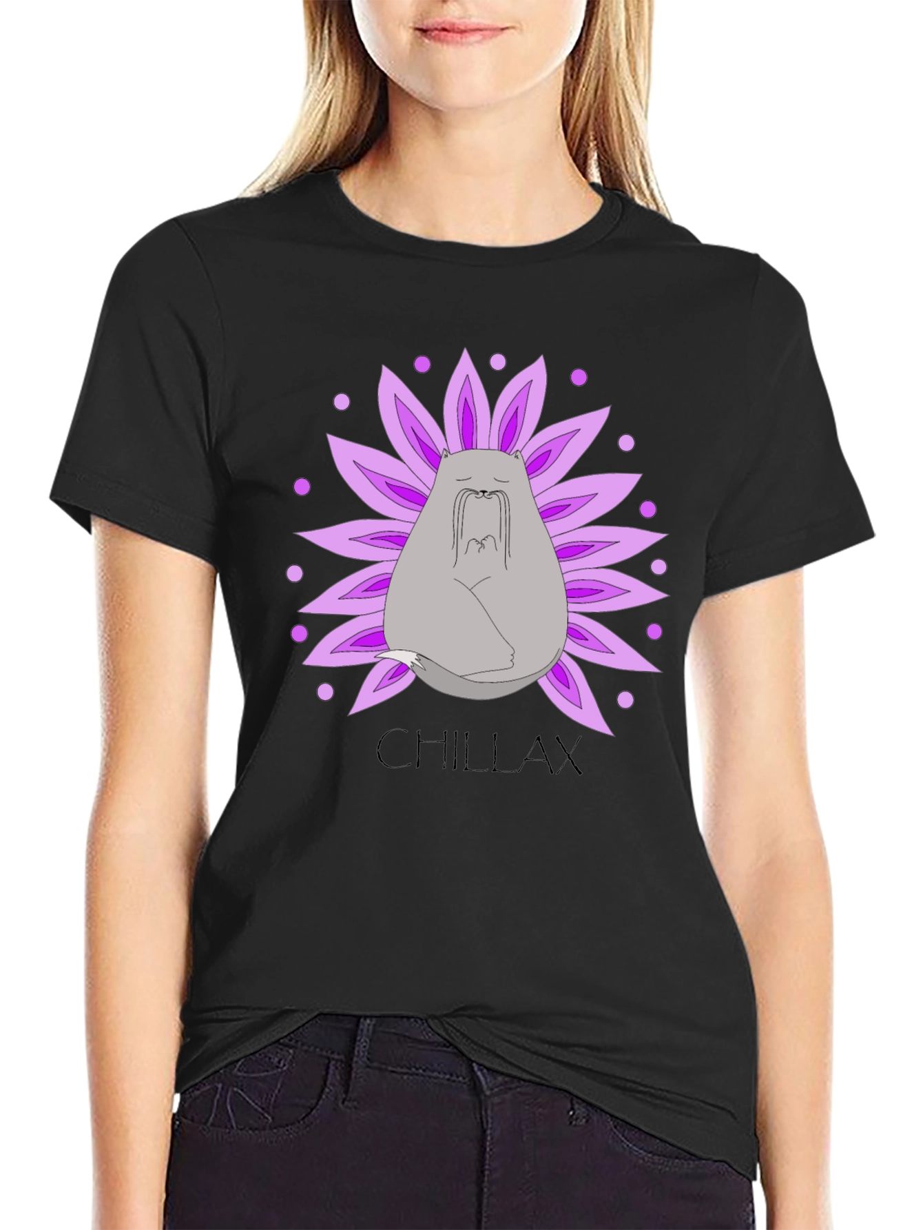 Chillax Cat Zen T-Shirt