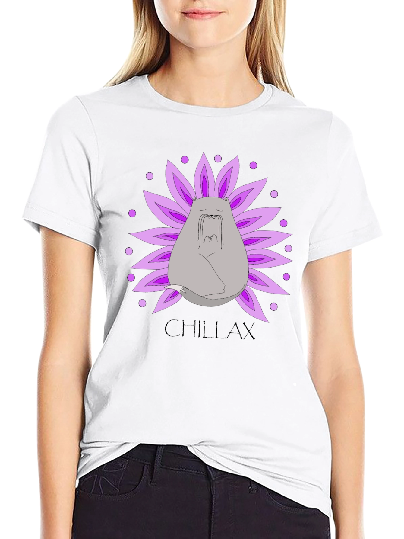 Chillax Cat Zen T-Shirt