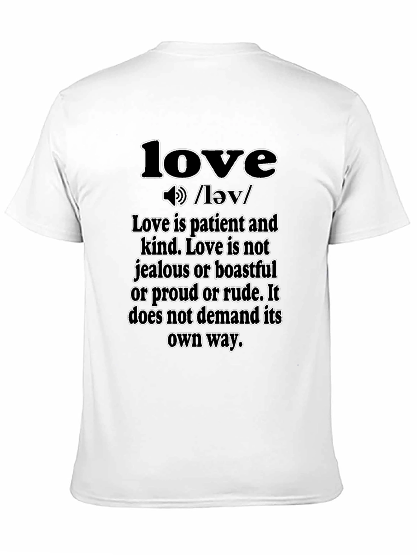 Love Definition Graphic T-Shirt