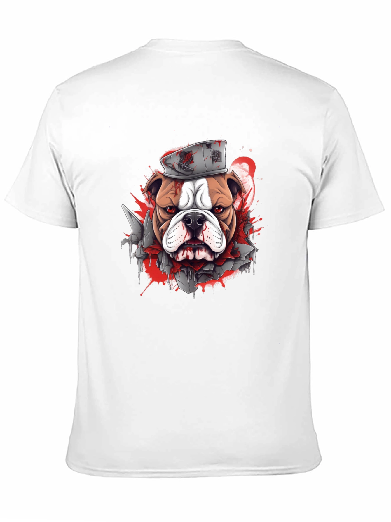 Bulldog Graphic Tee - Edgy Streetwear