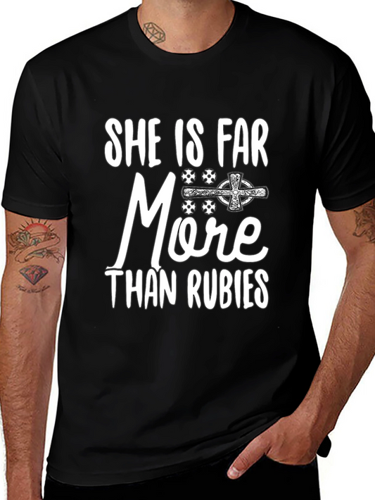 She Is Far More Than Rubies Graphic Tee