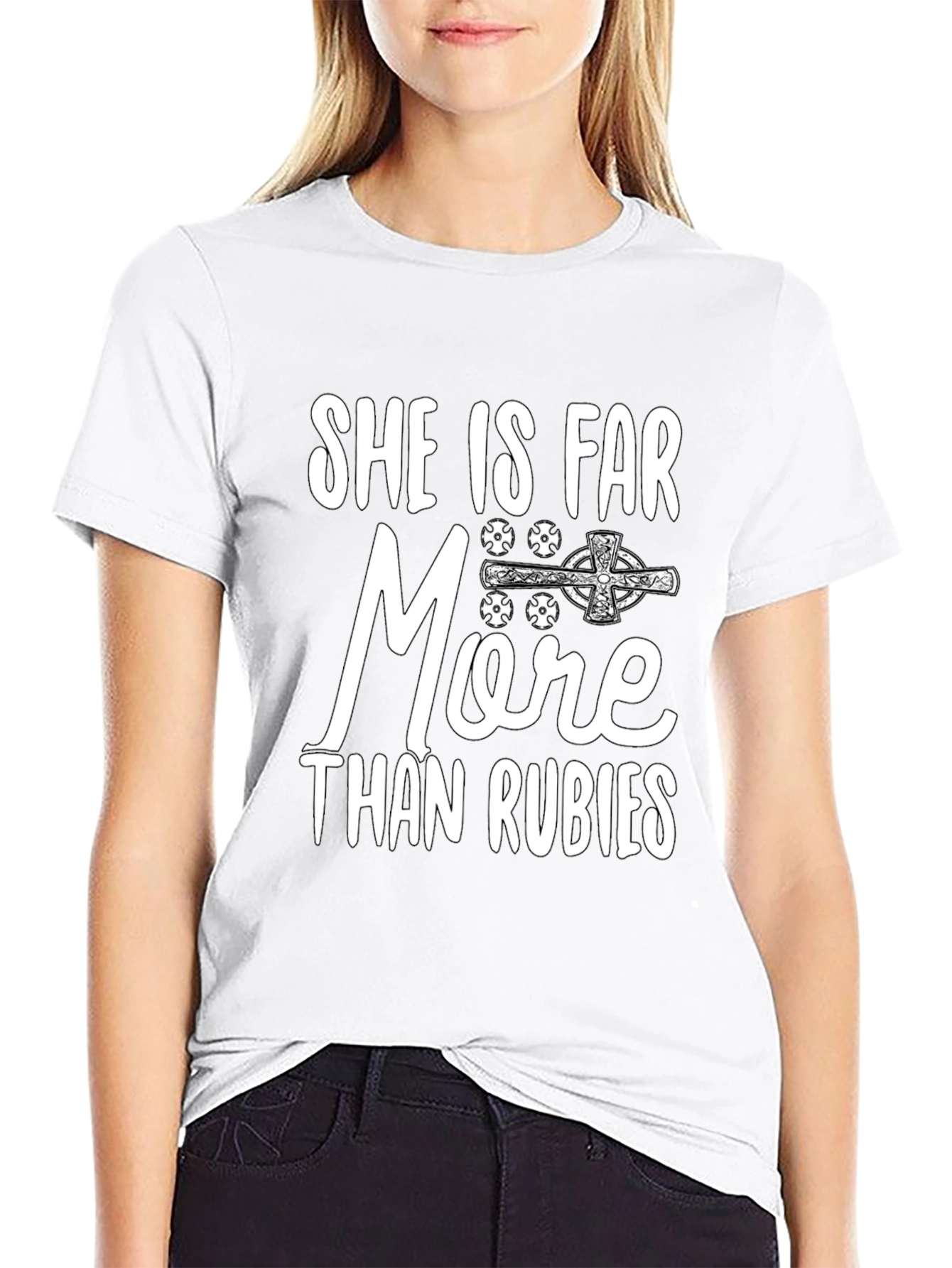 She Is Far More Than Rubies Graphic Tee