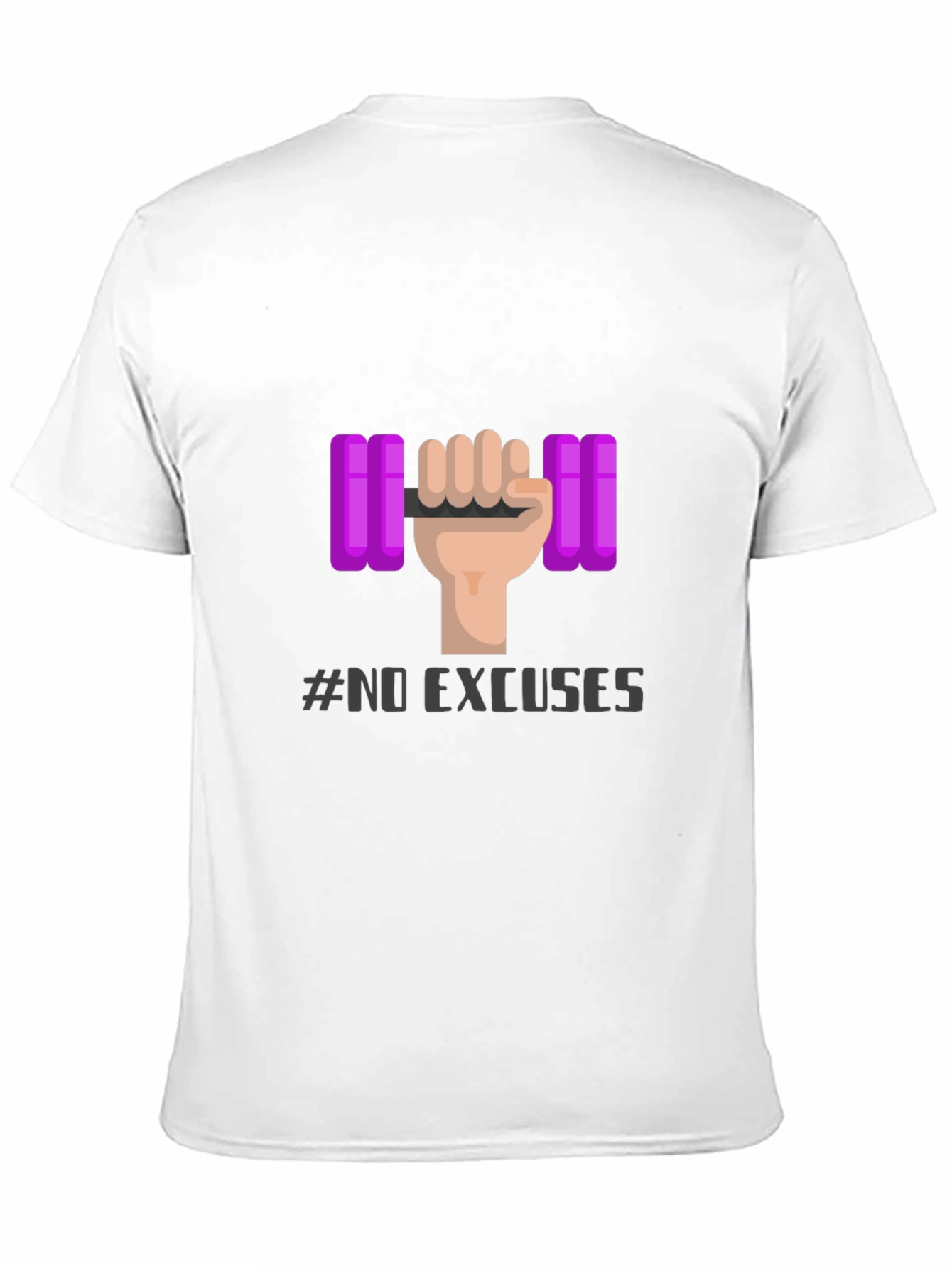 No Excuses Fitness T-Shirt - Gym Motivation Apparel