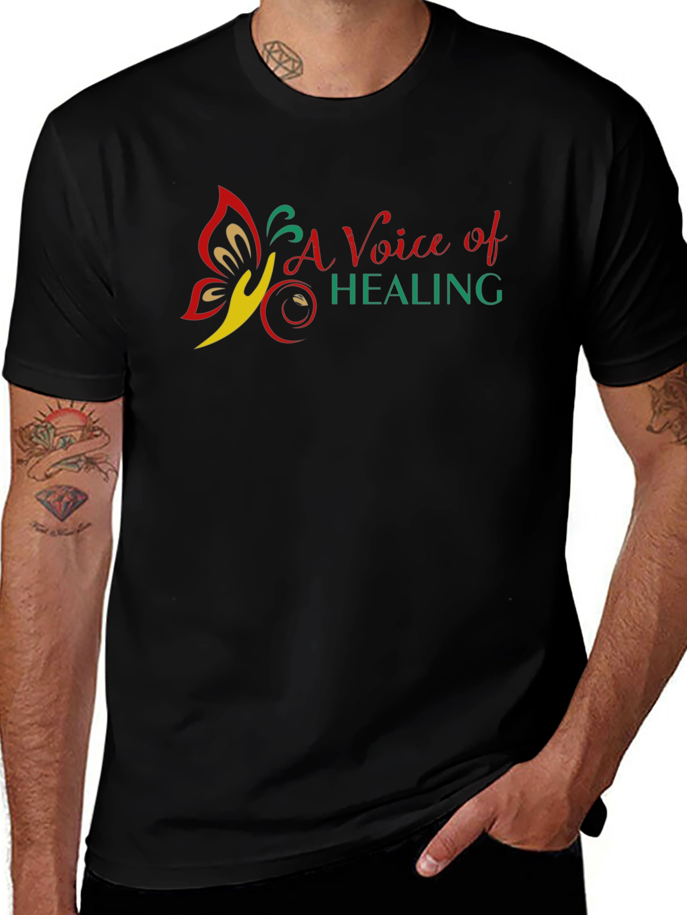 Voice of Healing Black T-Shirt
