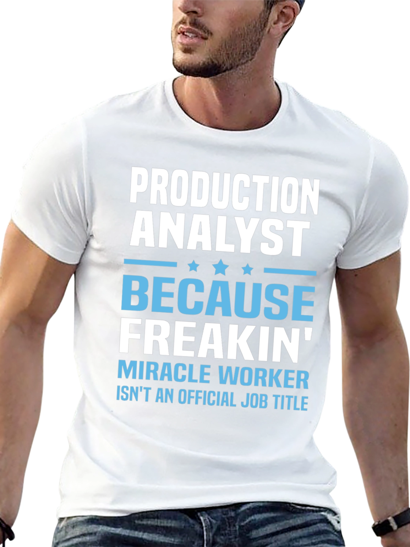 Production Analyst Funny Job Title T-Shirt