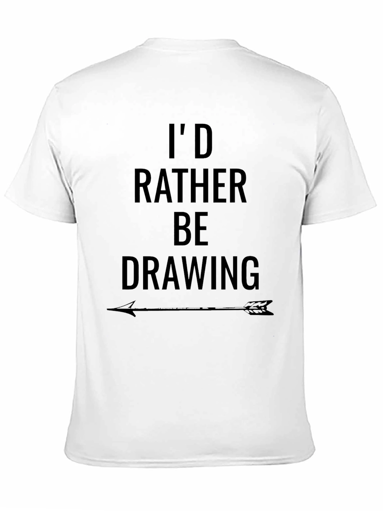 Id Rather Be Drawing T-Shirt - Graphic Tee
