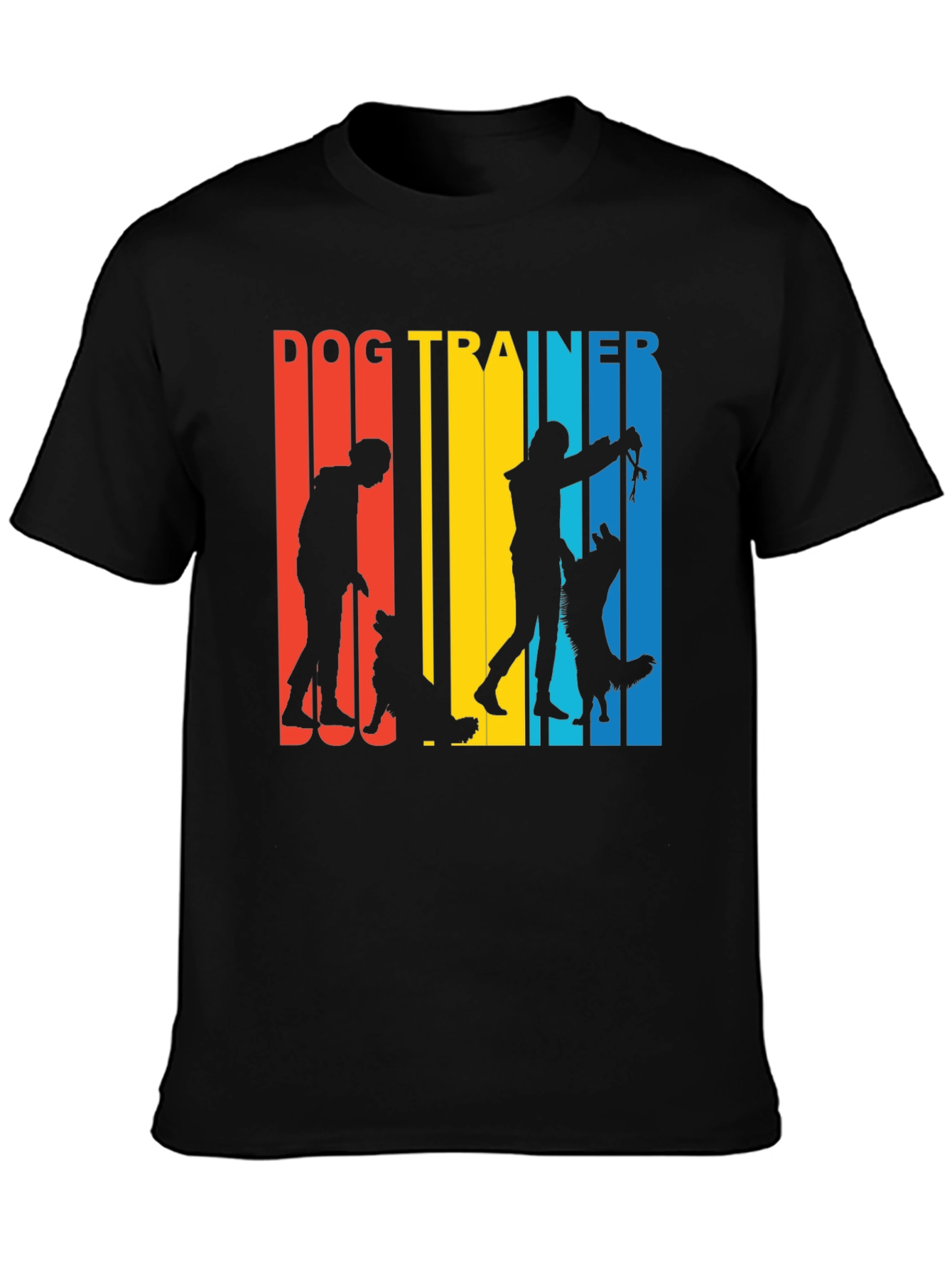 Dog Trainer Retro T-Shirt - Training Dogs Tee