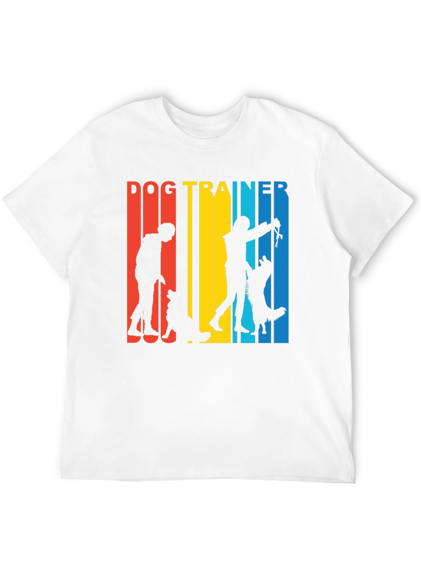 Dog Trainer Retro T-Shirt - Training Dogs Tee