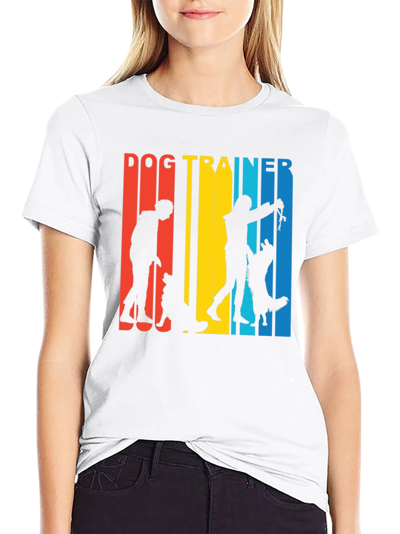 Dog Trainer Retro T-Shirt - Training Dogs Tee