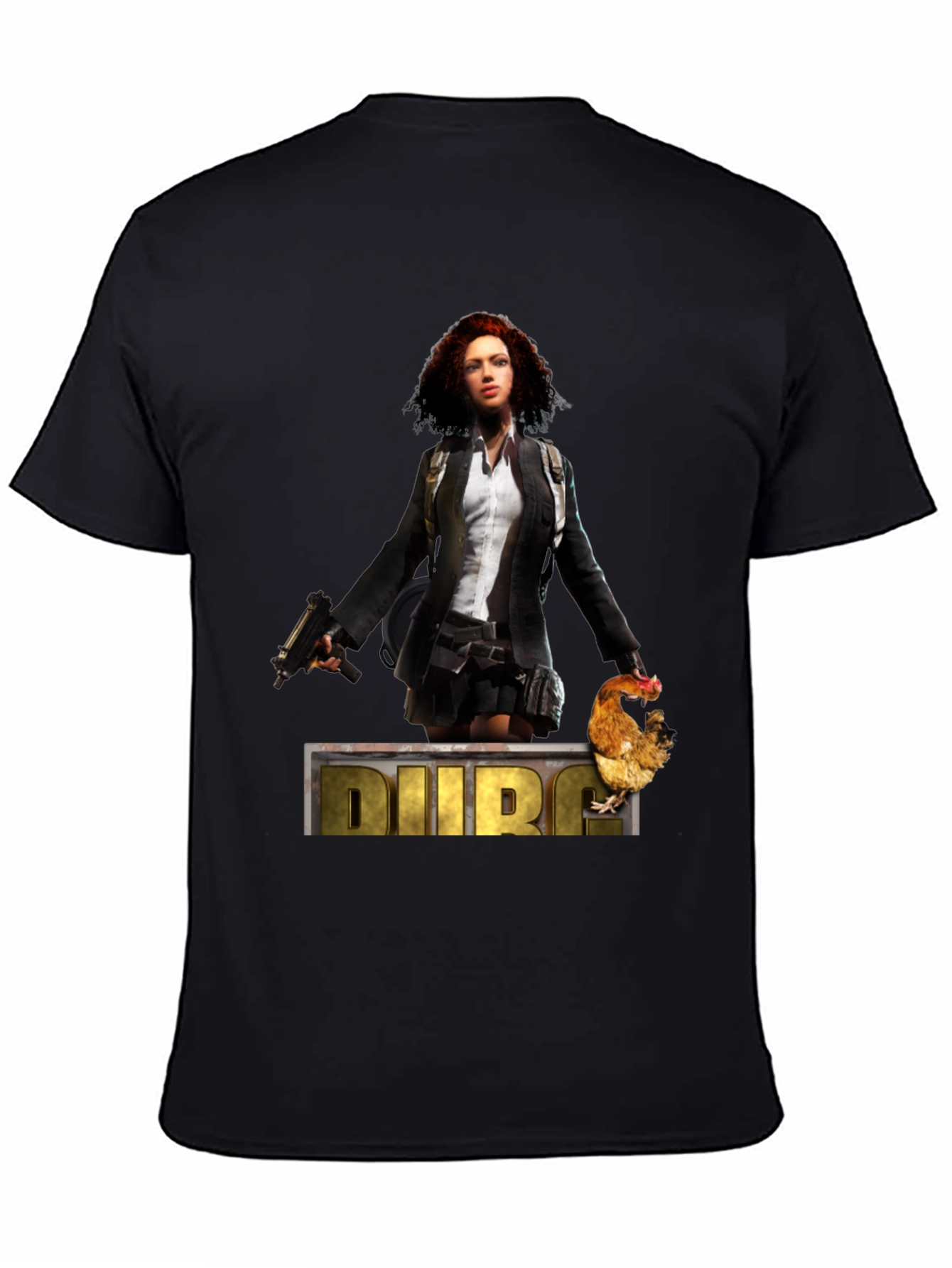PUBG Black T-Shirt for Gaming Fans