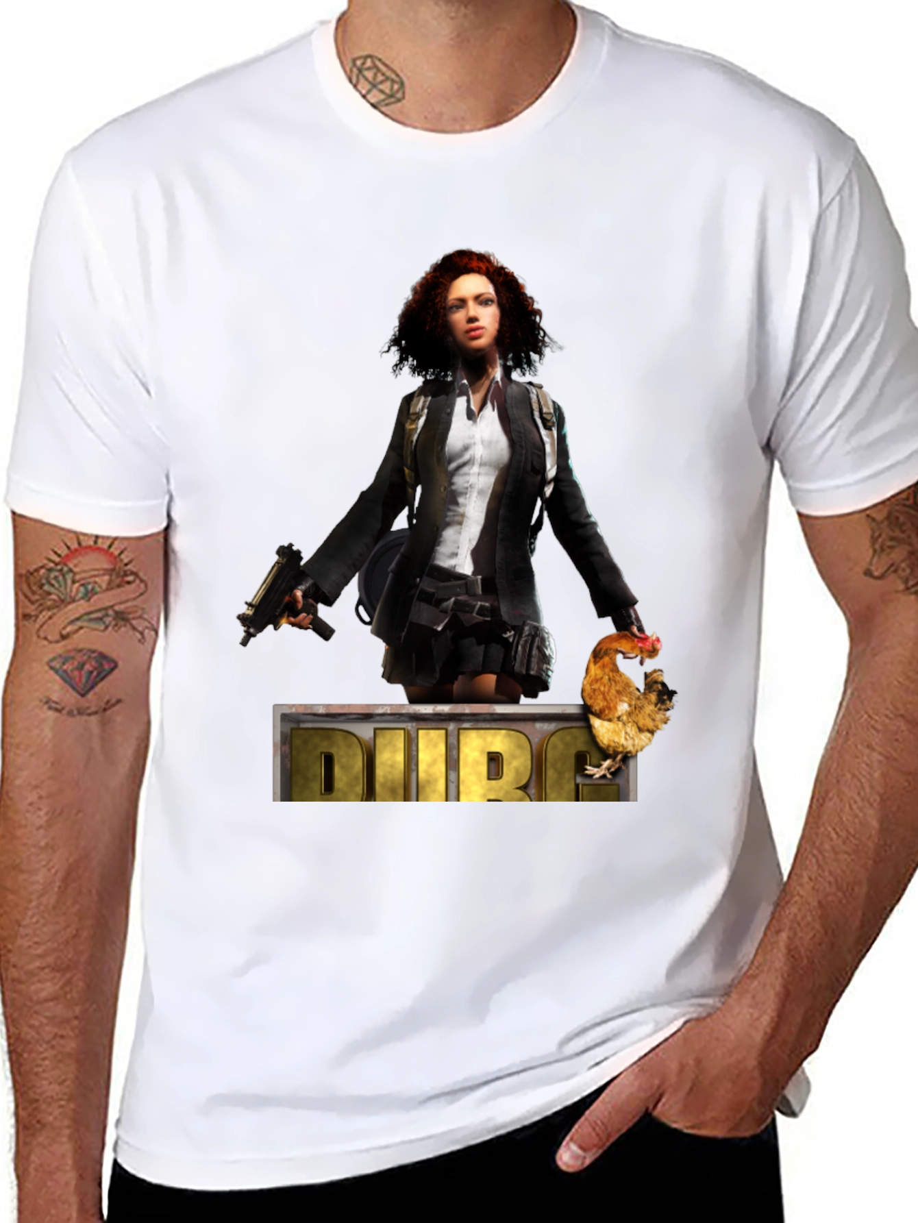 PUBG Black T-Shirt for Gaming Fans