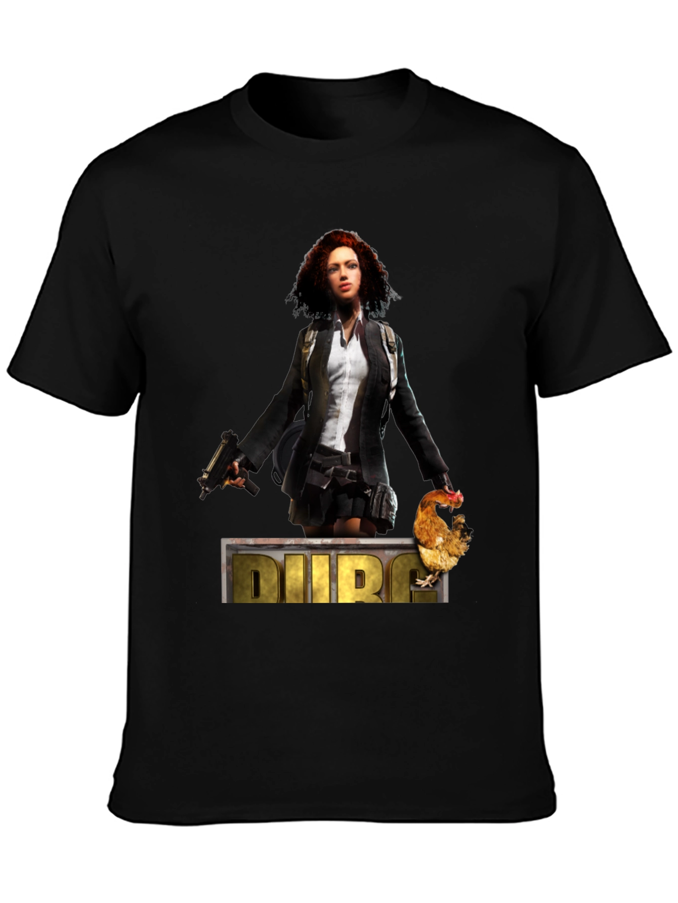 PUBG Black T-Shirt for Gaming Fans