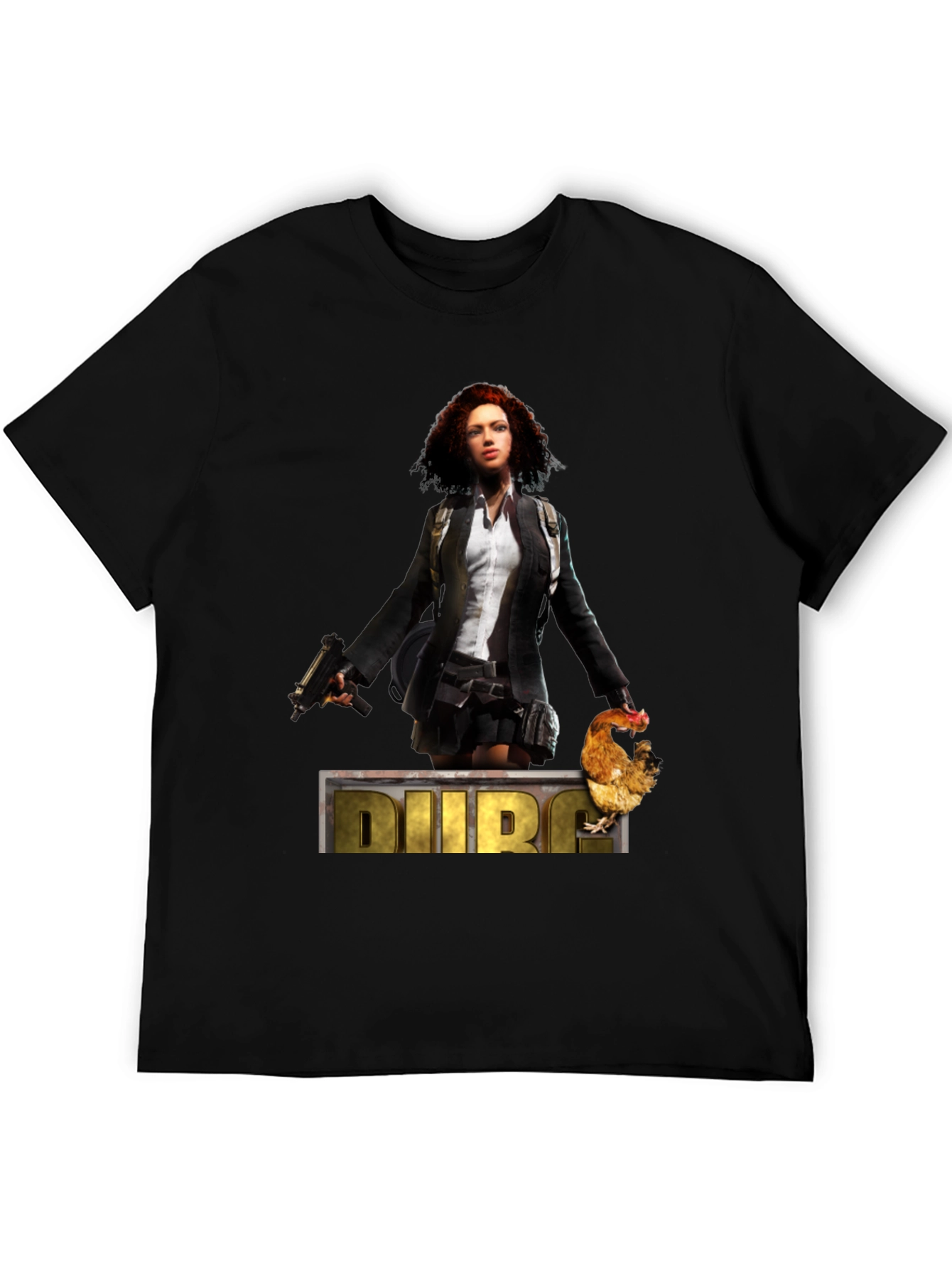 PUBG Black T-Shirt for Gaming Fans