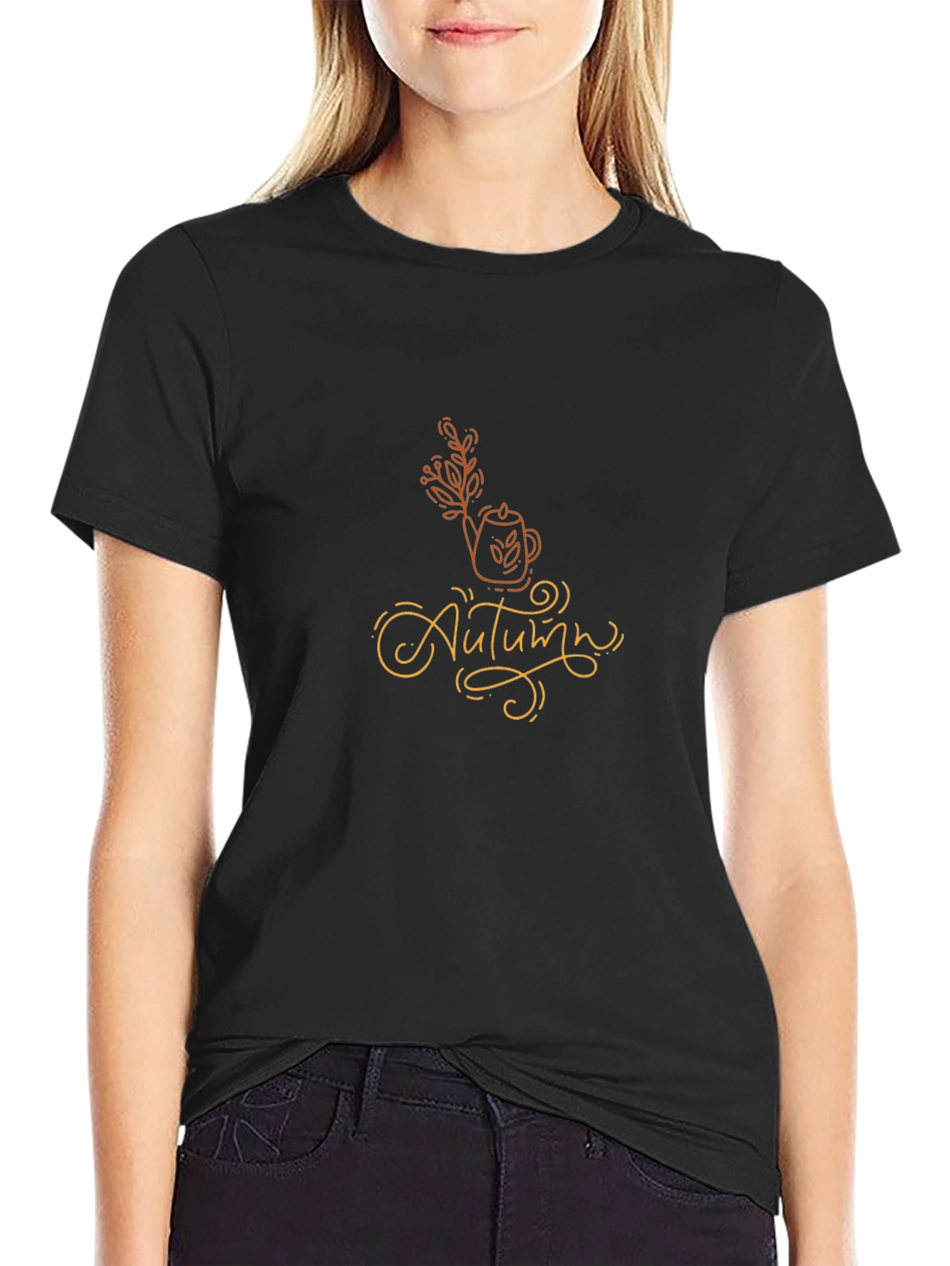 Autumn Tea T-Shirt - Stylish Fall Design
