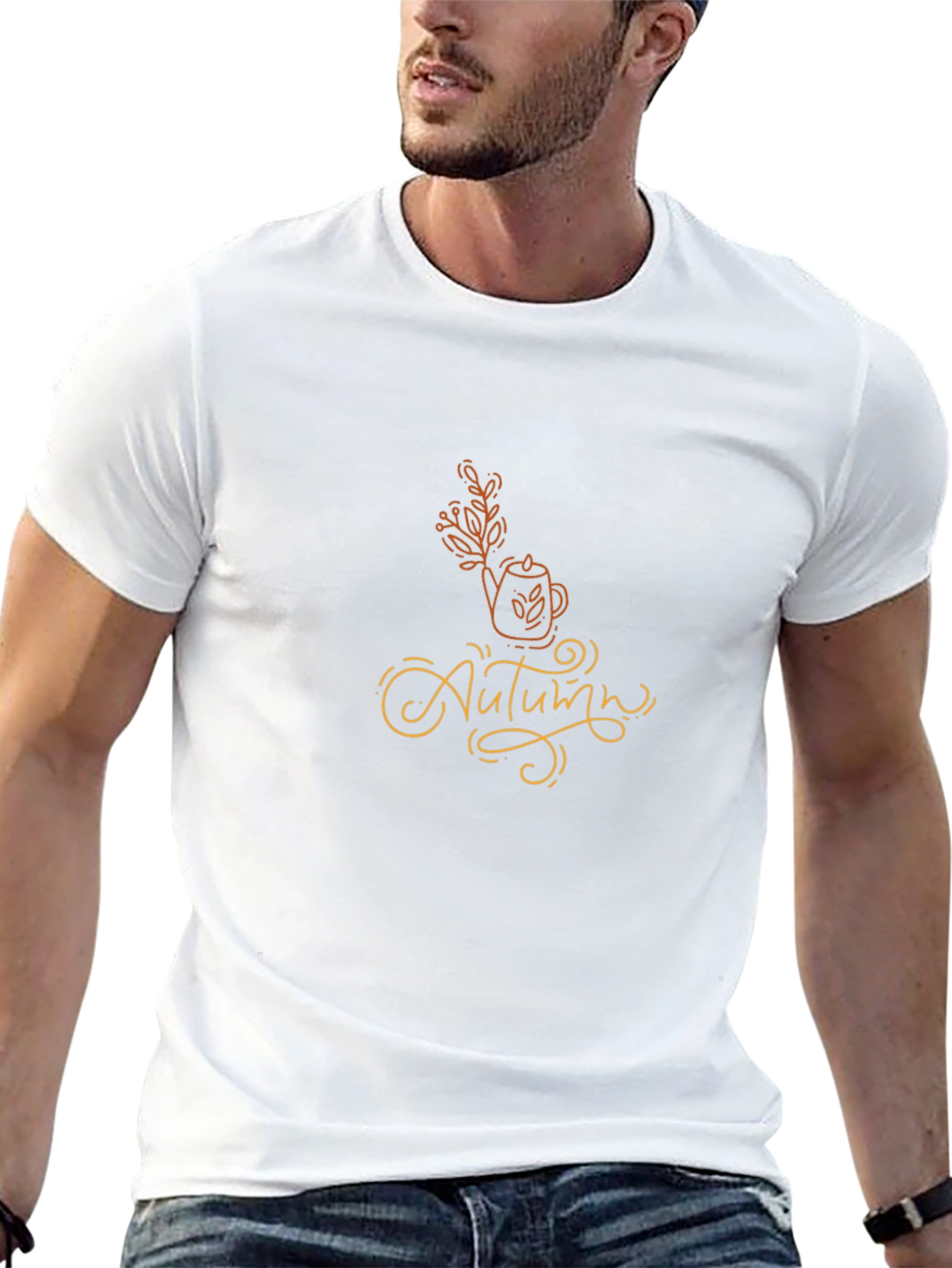 Autumn Tea T-Shirt - Stylish Fall Design