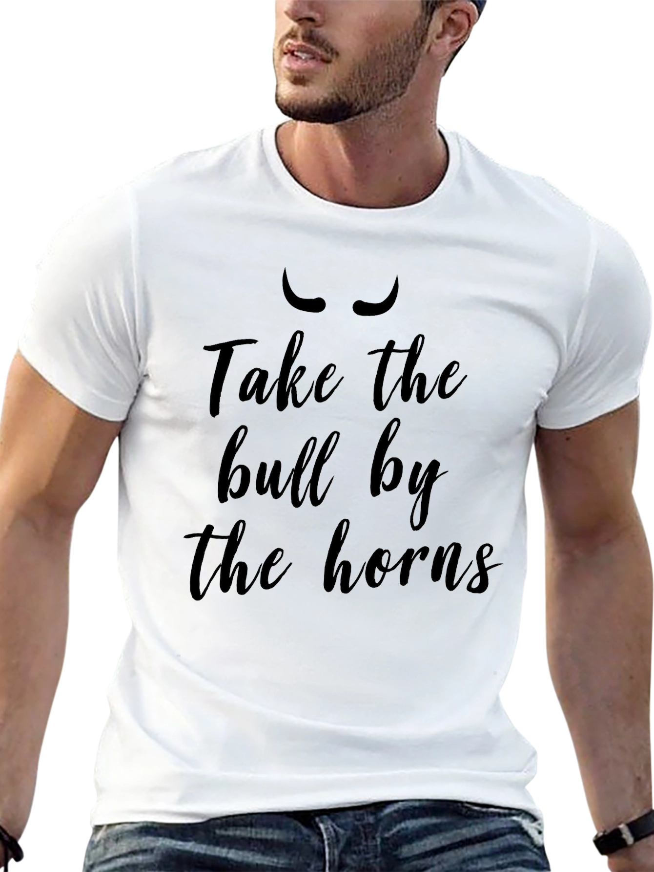 Take The Bull By The Horns Graphic T-Shirt