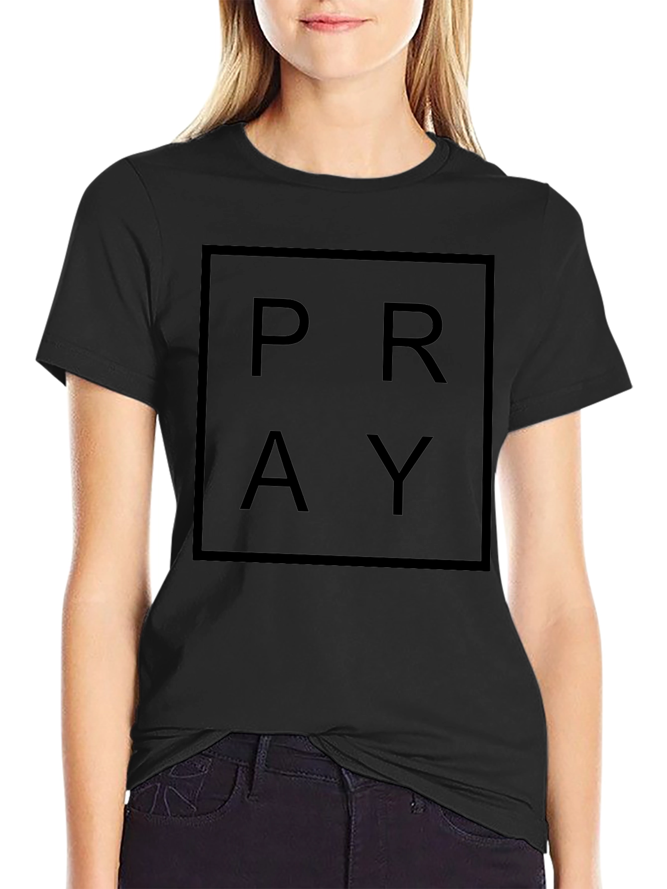 Pray Graphic T-Shirt - Soft Cotton Blend