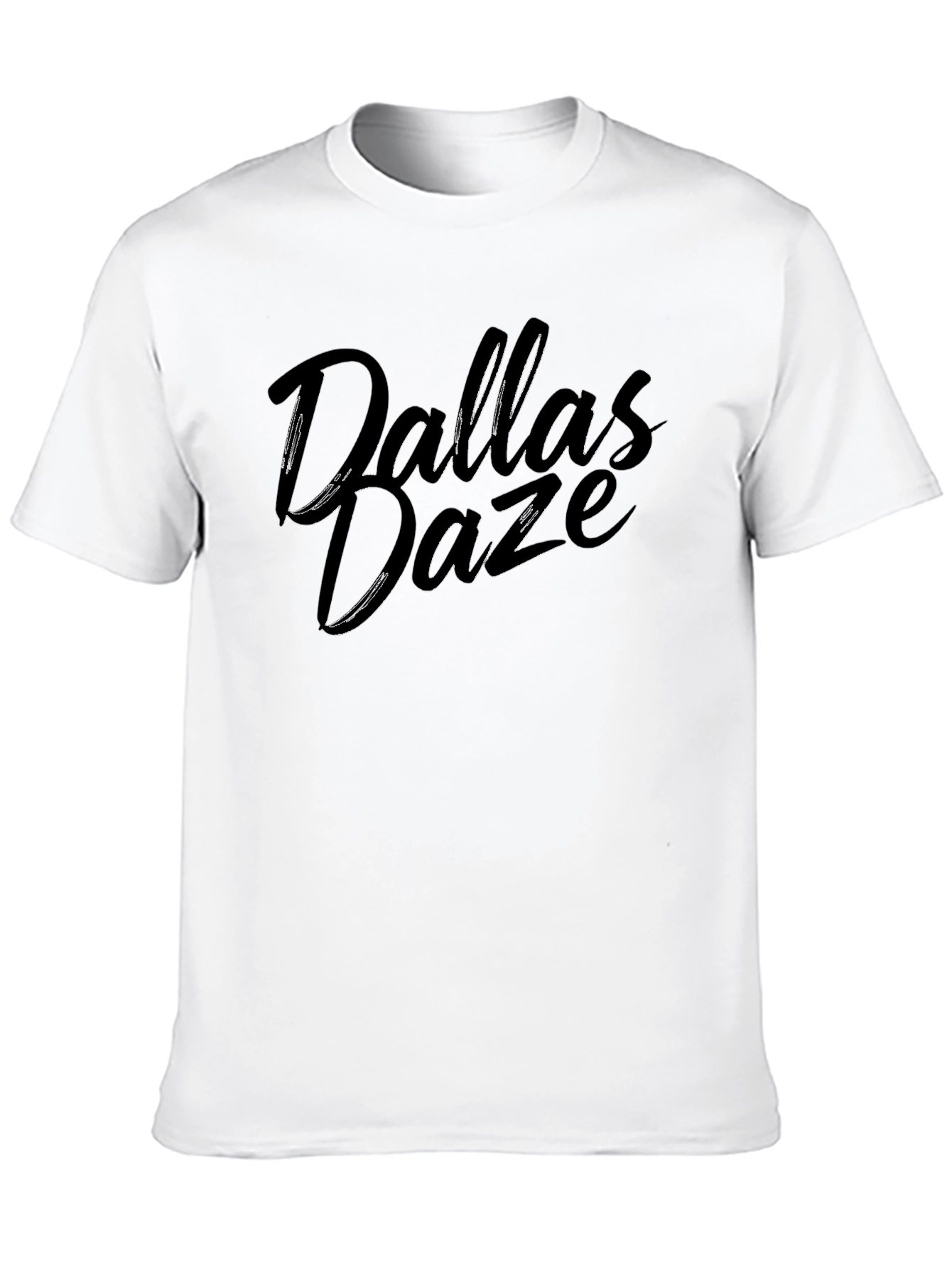 Dallas Daze Black Graphic Tee - Casual Style