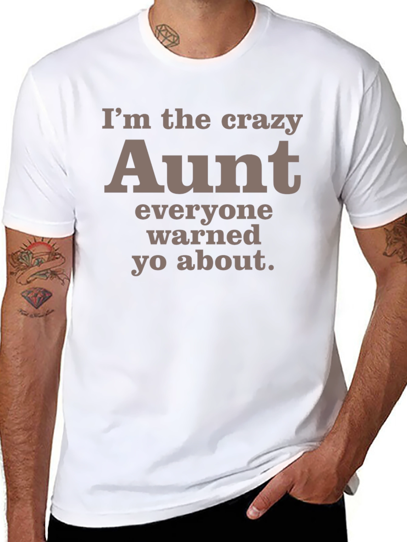 Crazy Aunt T-Shirt - Funny Auntie Tee