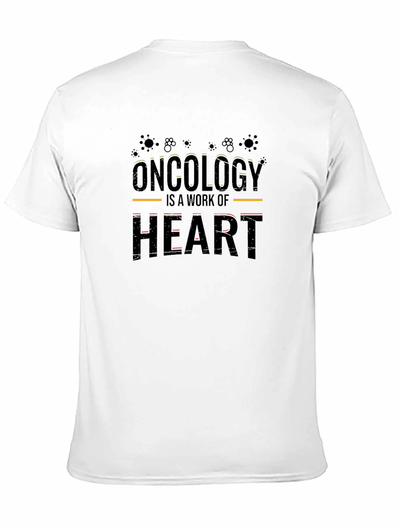 Oncology Is A Work of Heart Black T-Shirt