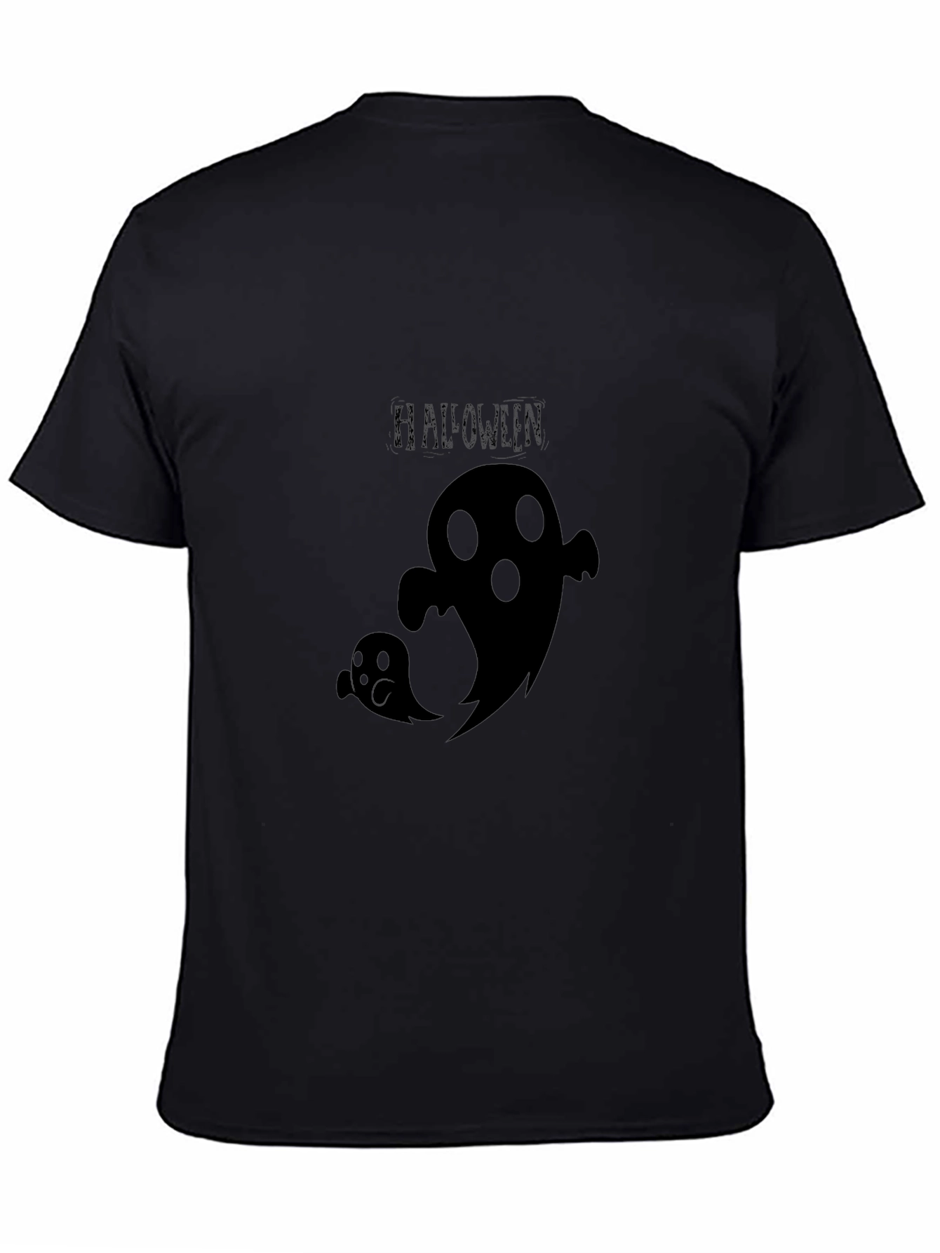 Halloween Ghost Graphic Tee - Spooky Season Shirt