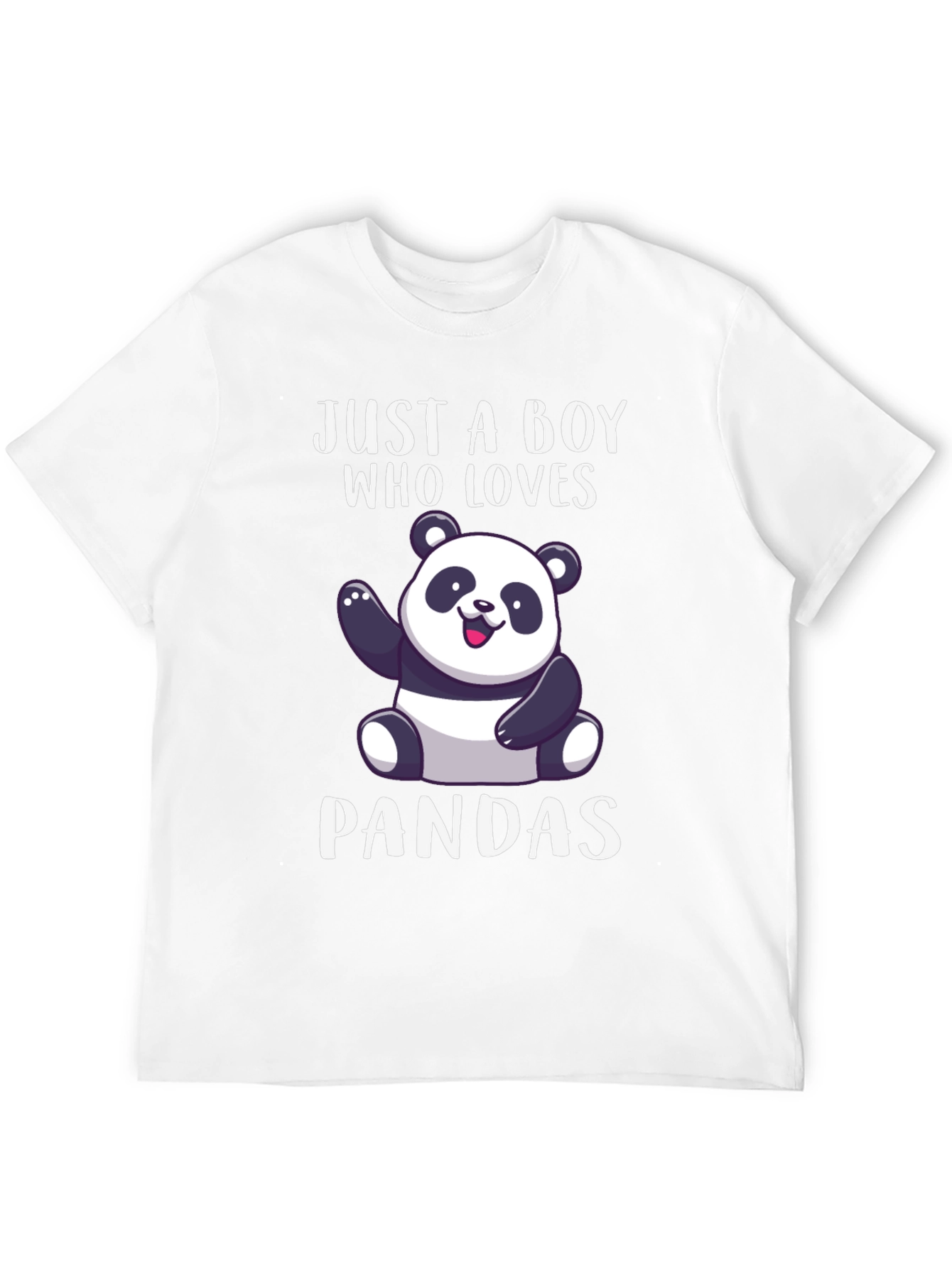 Just A Boy Who Loves Pandas Graphic Tee