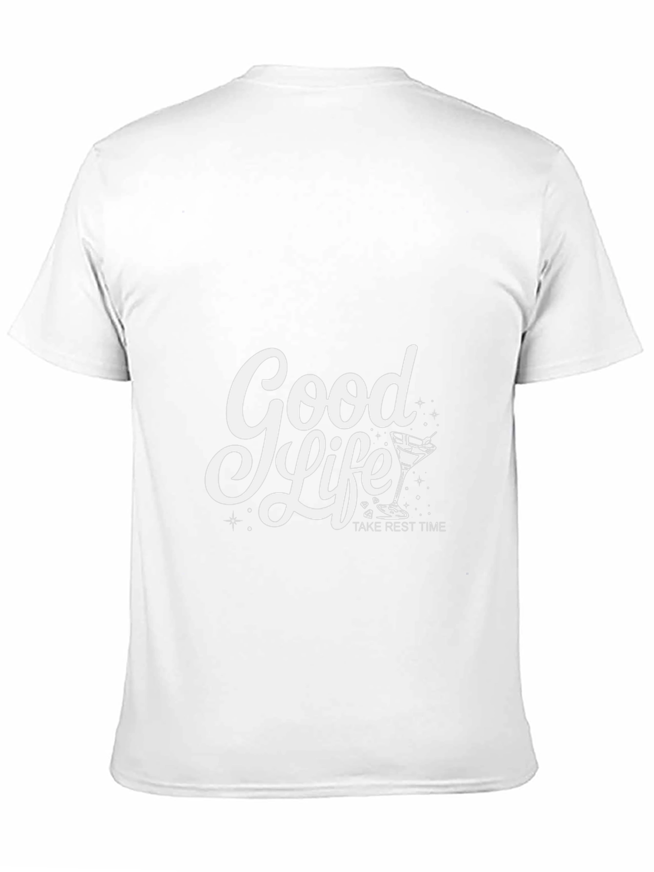 Good Life Take Rest Time Black Graphic Tee