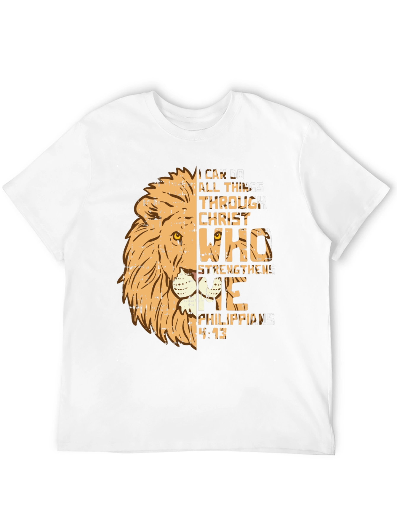 Christian Lion T-Shirt - I Can Do All Things