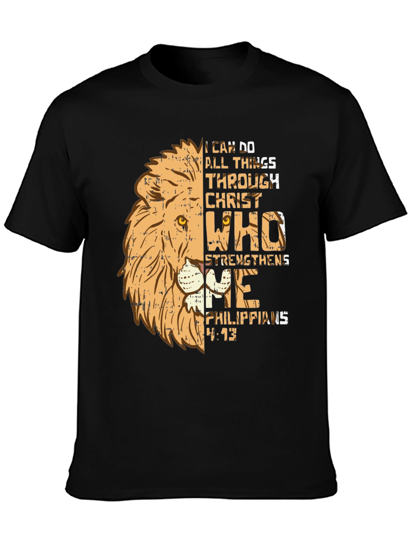 Christian Lion T-Shirt - I Can Do All Things