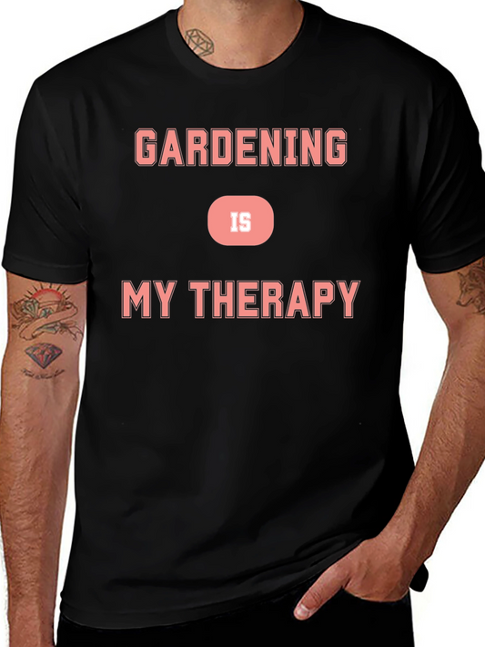 Gardening is My Therapy Graphic T-Shirt