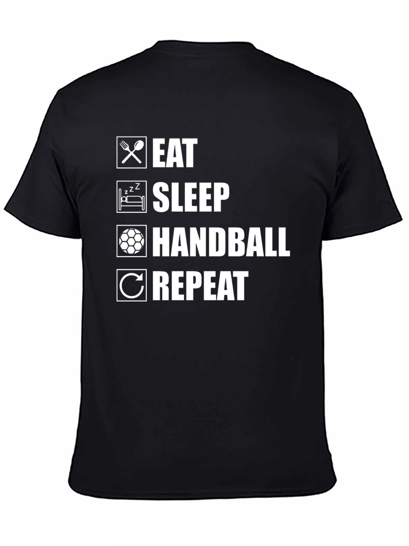 Eat Sleep Handball Repeat T-Shirt - Sport Tee