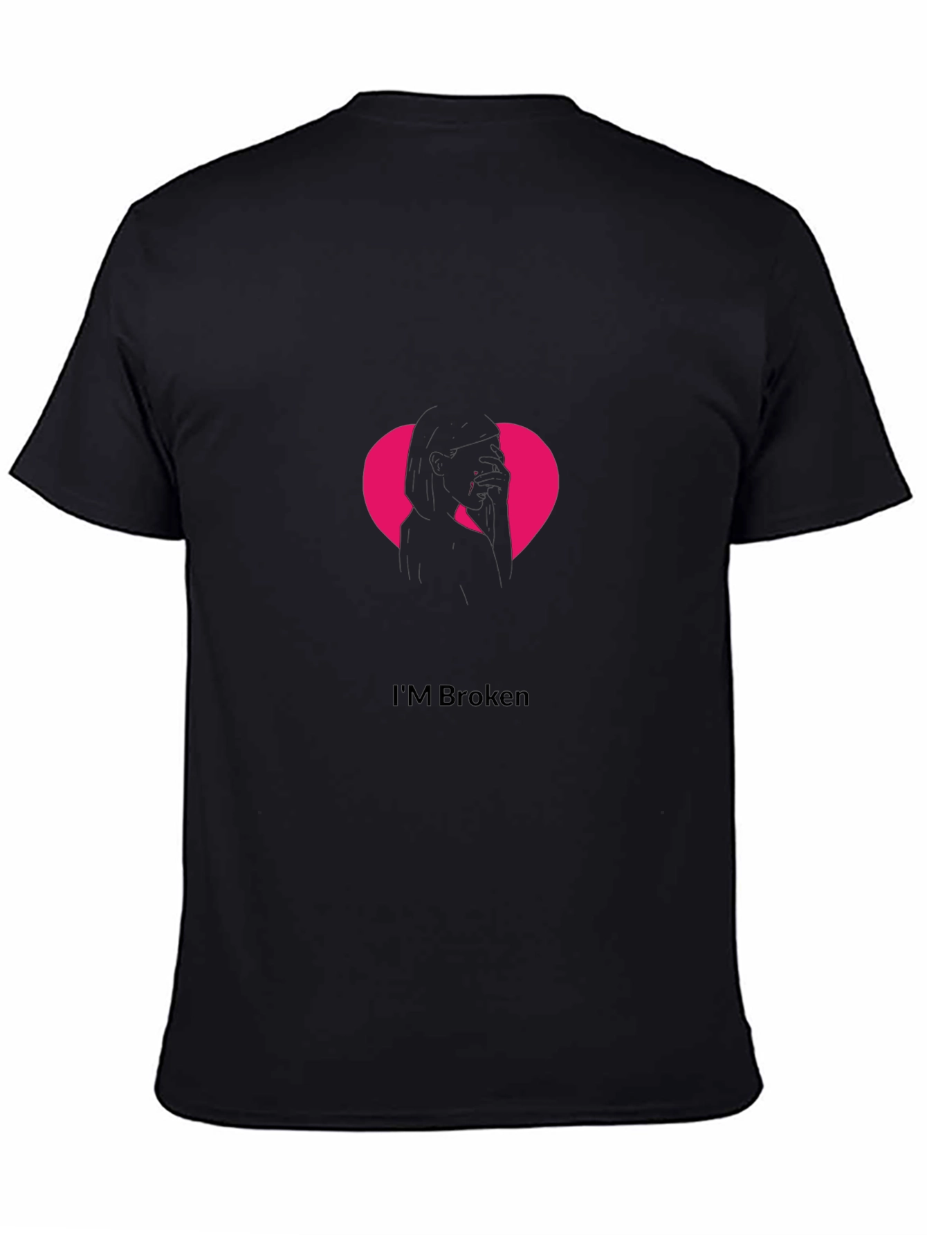 Im Broken Heart Graphic Tee - Trendy Mens T-Shirt