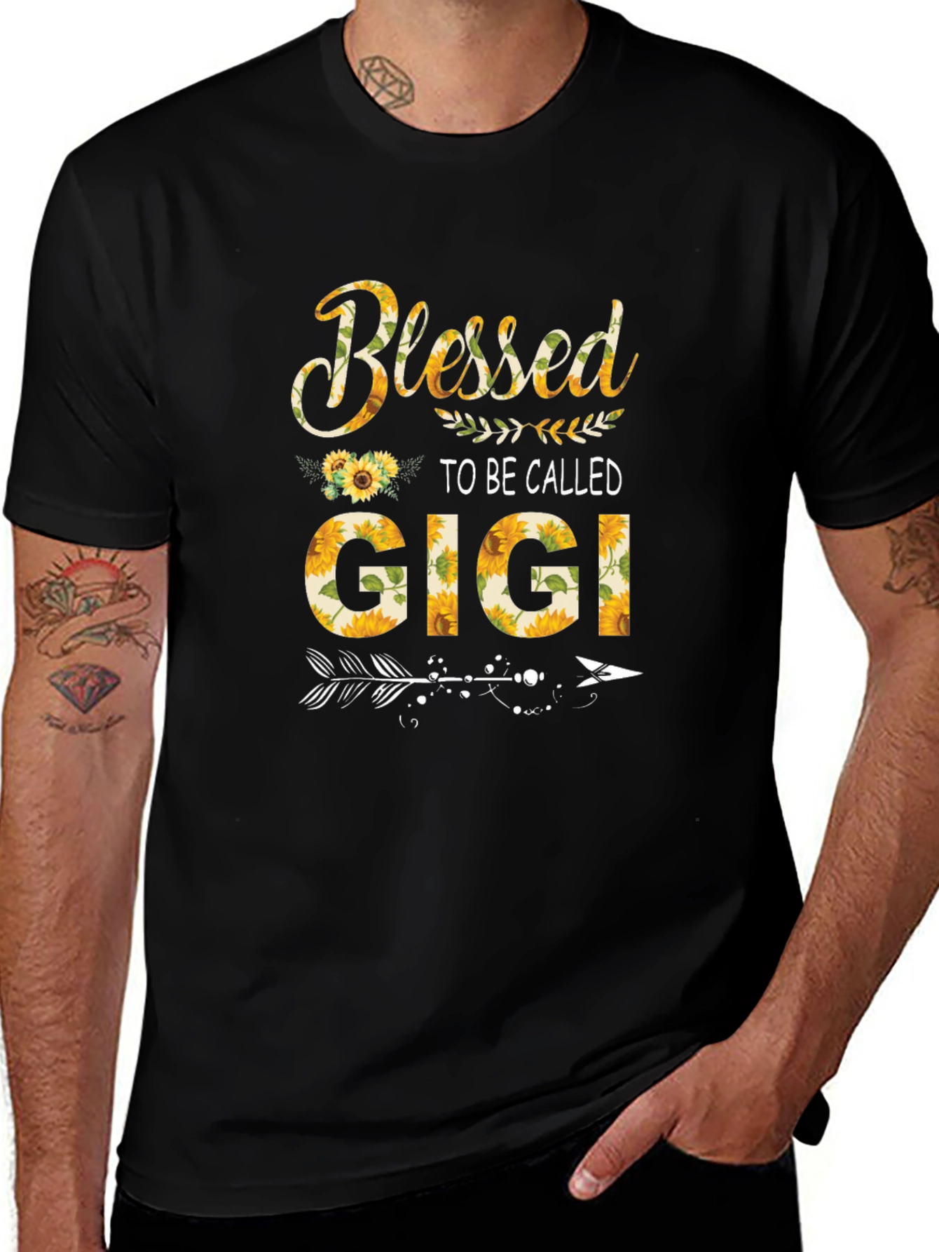 Blessed Gigi Sunflower Graphic Tee
