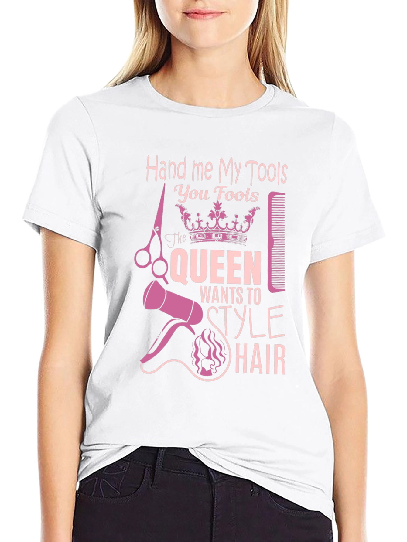Queen Style Hairdresser T-Shirt